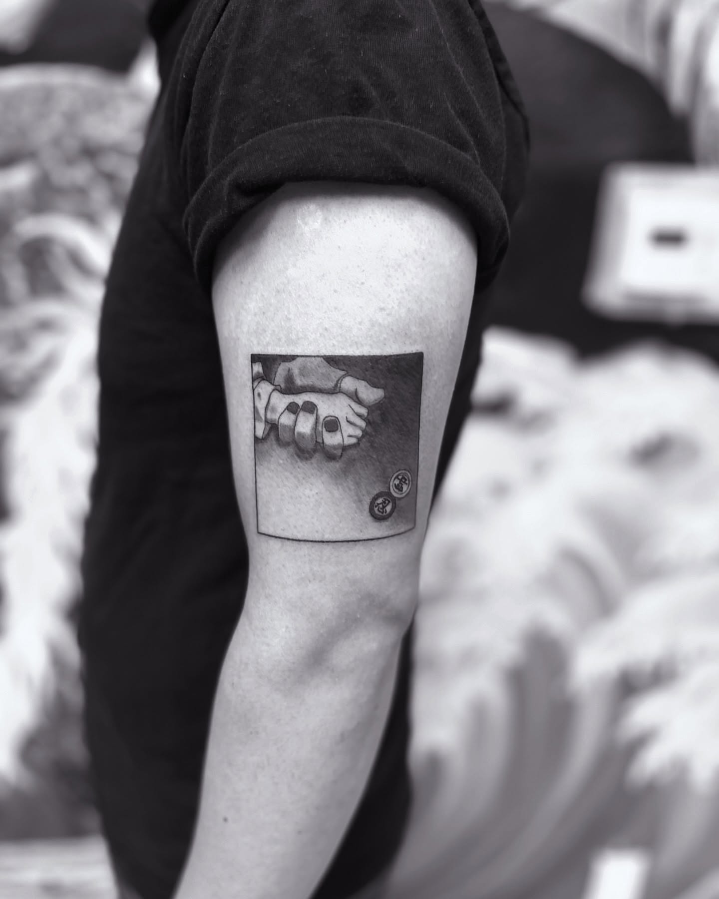 Tattoo by @roxotattoos — black_and_grey