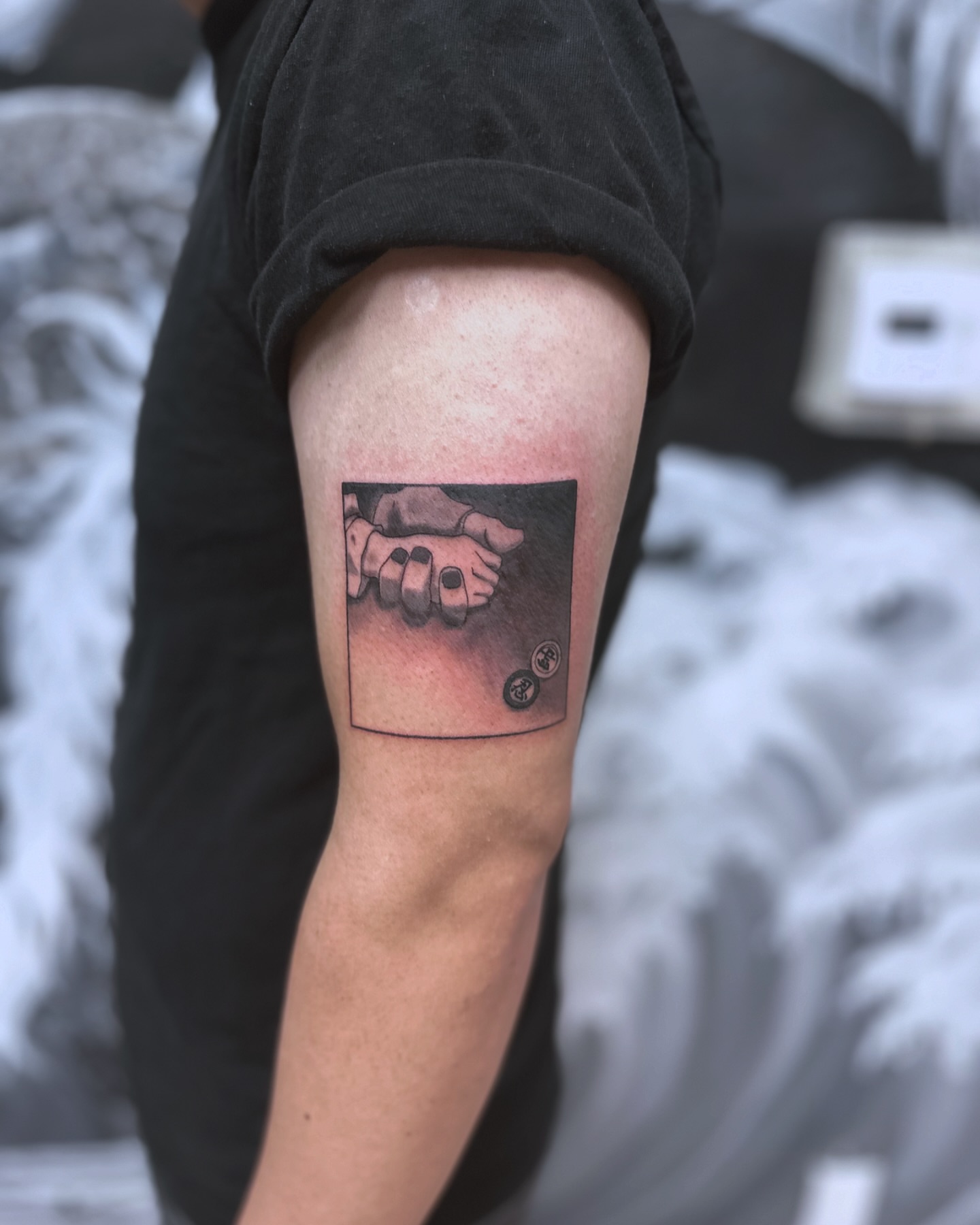 Tattoo by @roxotattoos — black_and_grey
