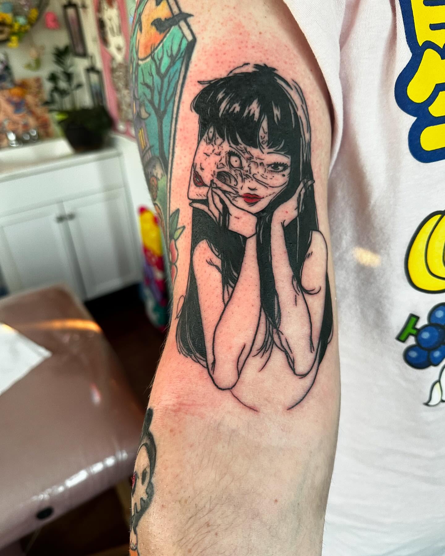 Tattoo by @achybreakytattoos — fine_line, dark_realism