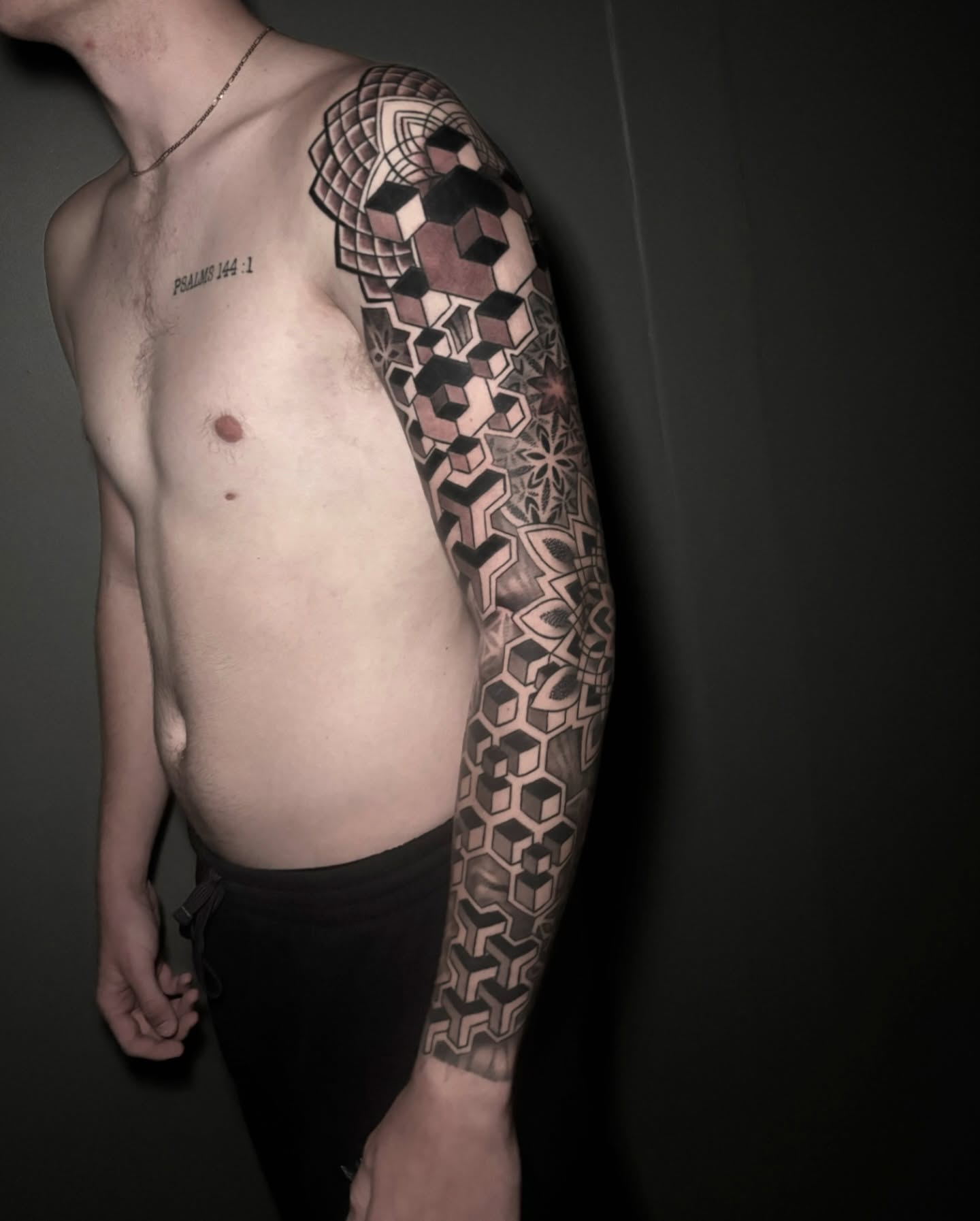 Tattoo by @ericharetattoo — geometric