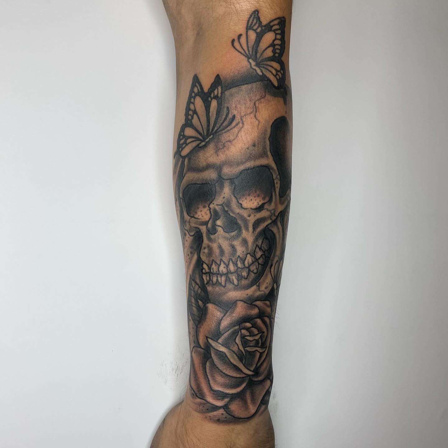 Tattoo by @crazysteviewells — realism, black_and_grey