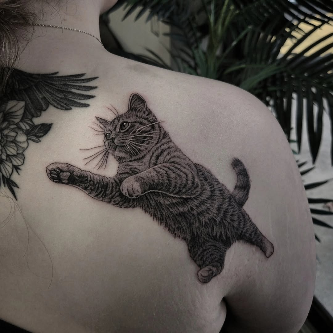 Tattoo by @kylejosephtattoo โ realism, black_and_grey