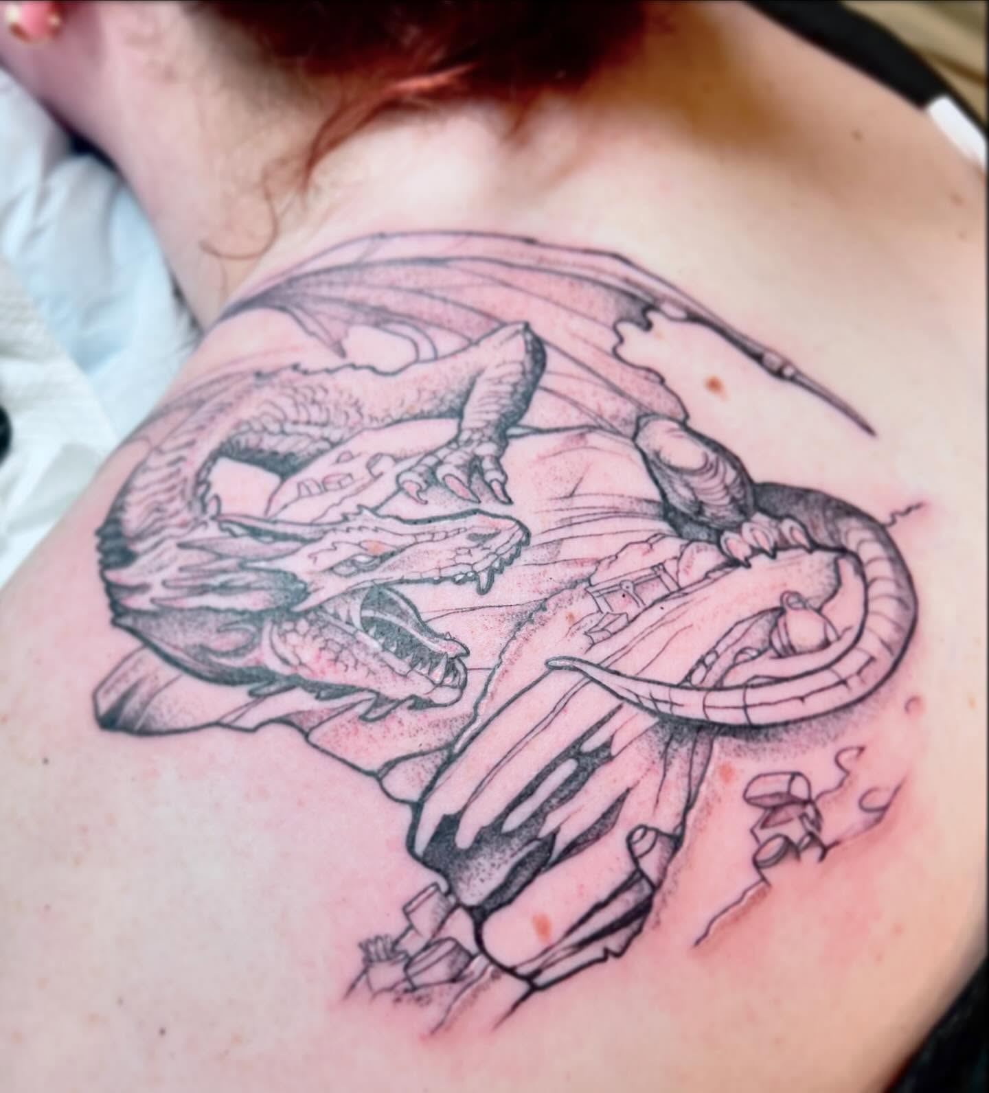 Tattoo by @miss_hell_radz — black_and_grey