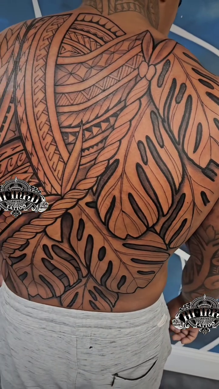 Tattoo by @hi_inkd — tribal, blackwork
