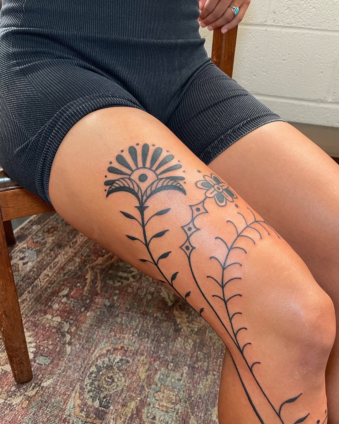 Tattoo by @cosmic___karma — fine_line, ornamental