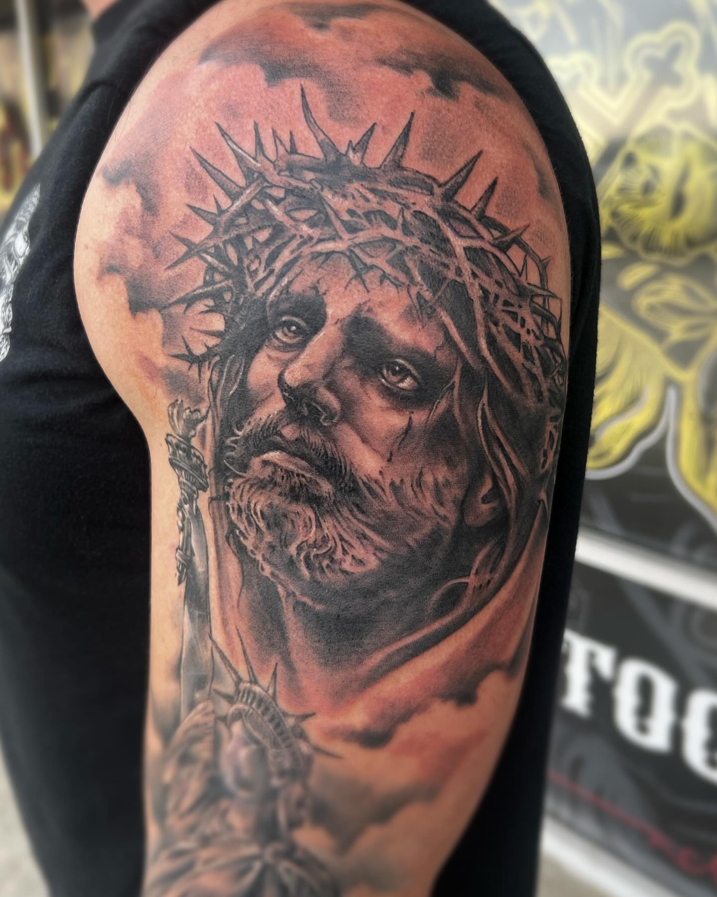 Tattoo by @relentlesley83 — realism, dark_realism