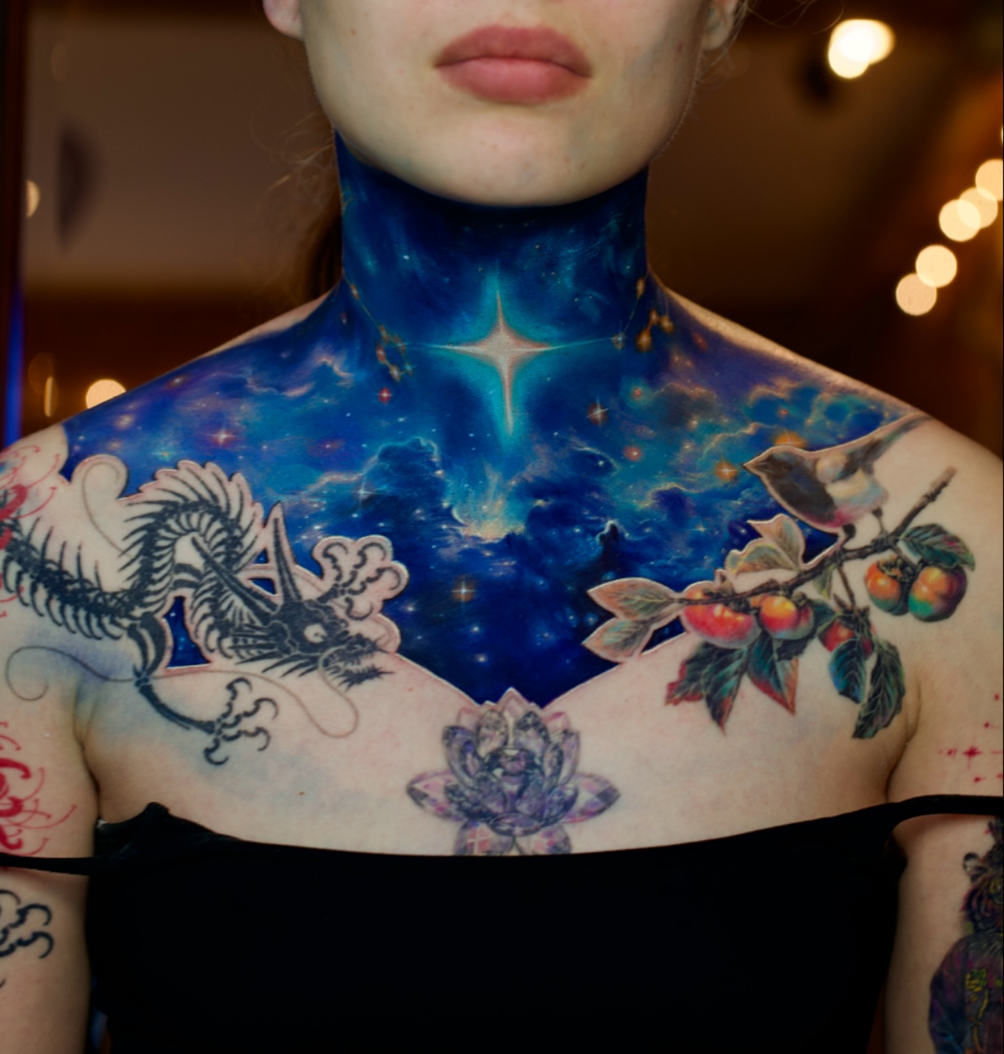 Tattoo by @jesse_rix — dotwork, realism