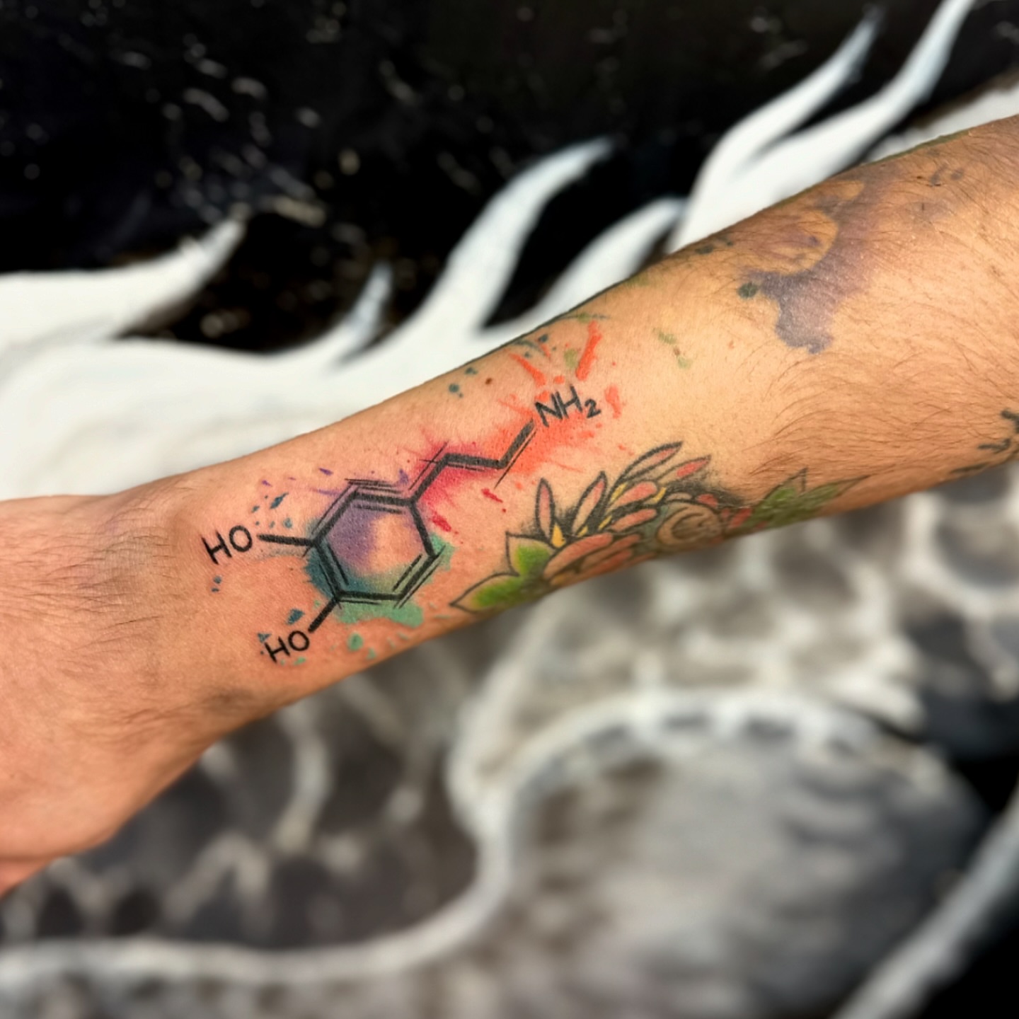Tattoo by @roxotattoos — new_school, watercolor