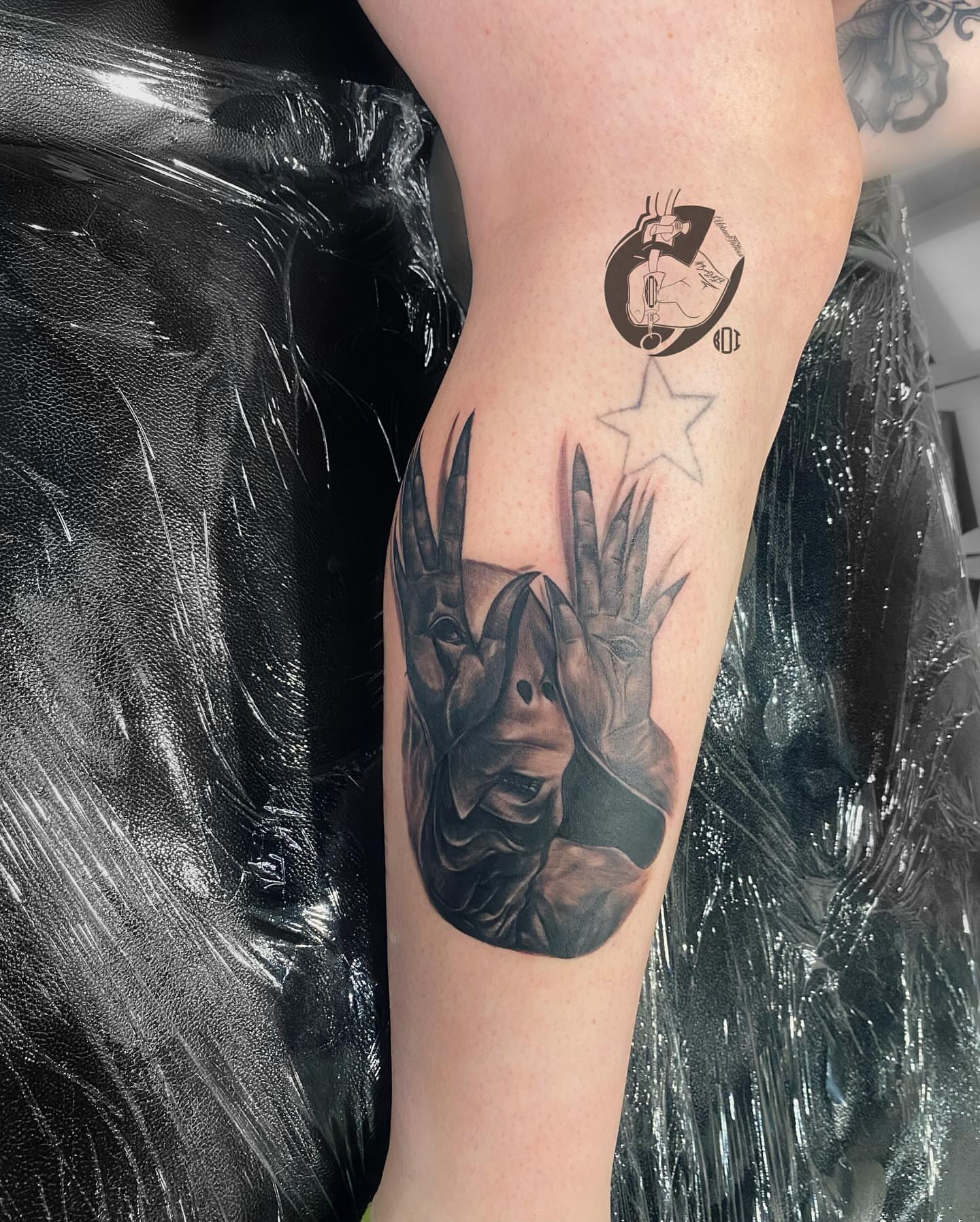 Tattoo by @urbantattoos — black_and_grey, realism