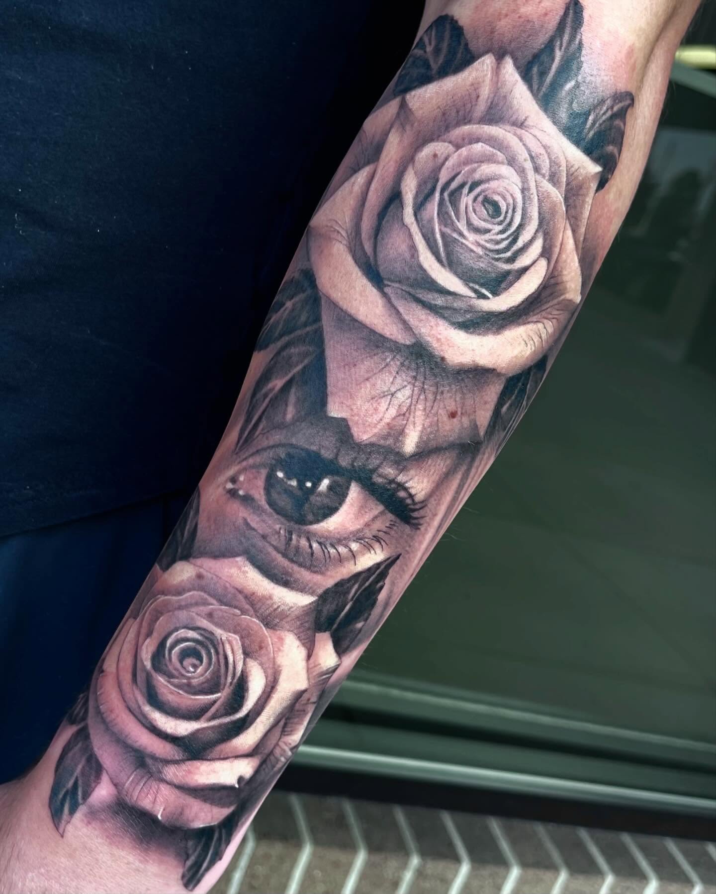 Tattoo by @thinkinkjr — realism, black_and_grey