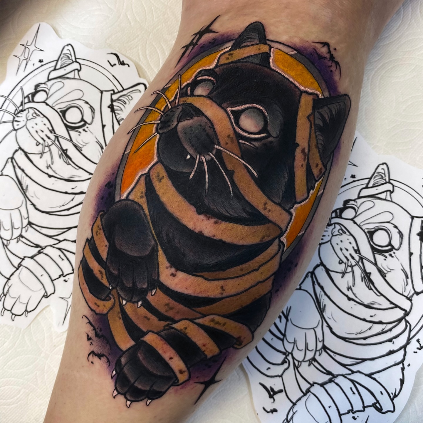 Tiger realism tattoo on the forearm by 🍃  𝑳𝒆𝒆 𝑴𝒖𝒍𝒍𝒆𝒏  🍂, Seattle, Washington