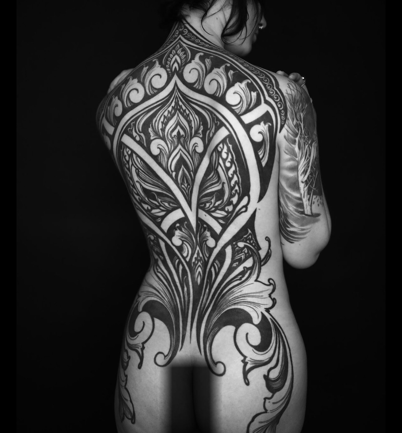 Tattoo by @dustinburtart — ornamental