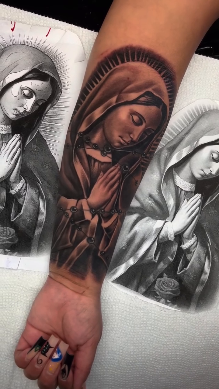 Tattoo by @nickcordovatattoos — realism, black_and_grey