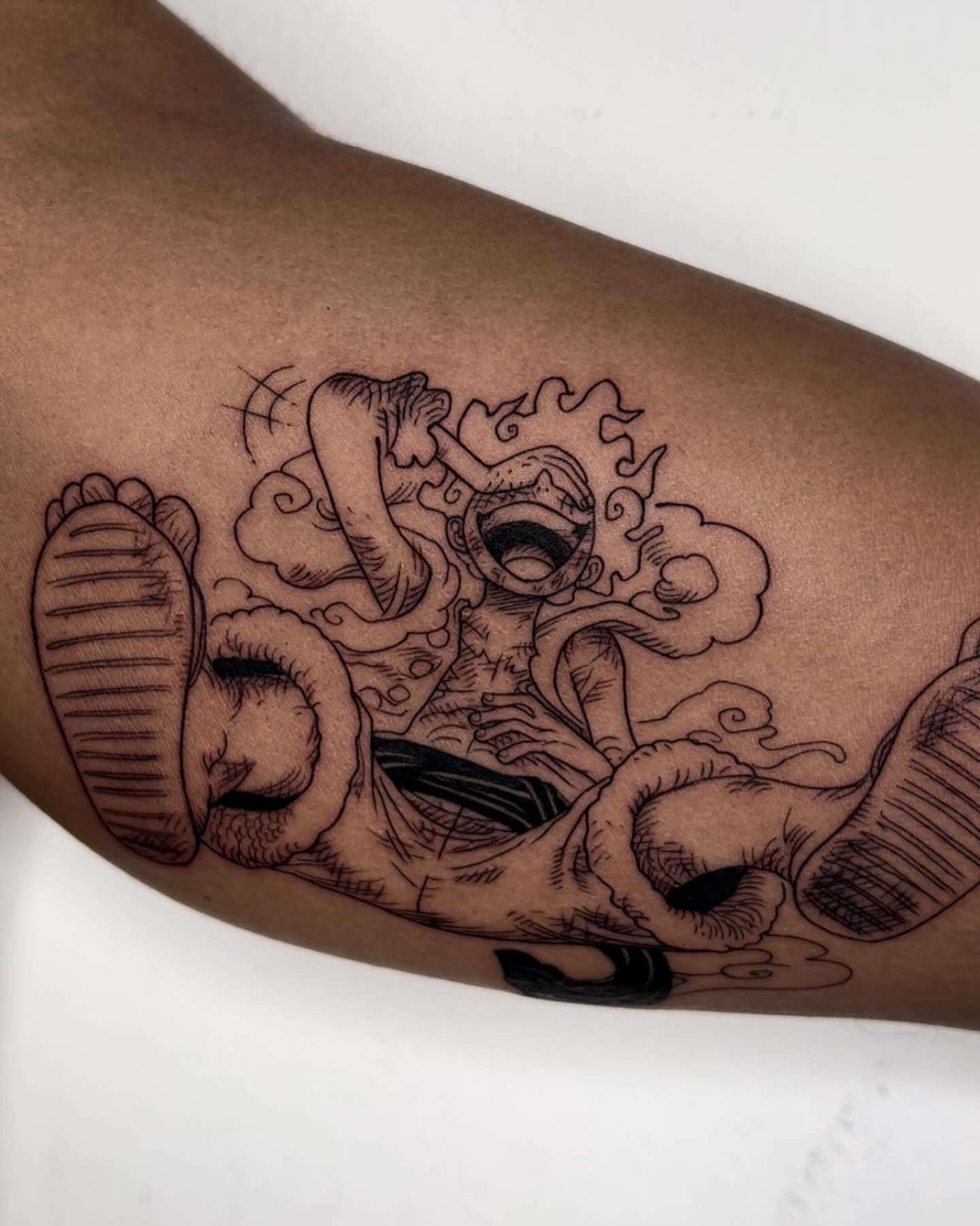 Octopus black and grey tattoo on the forearm by Jorge Nox