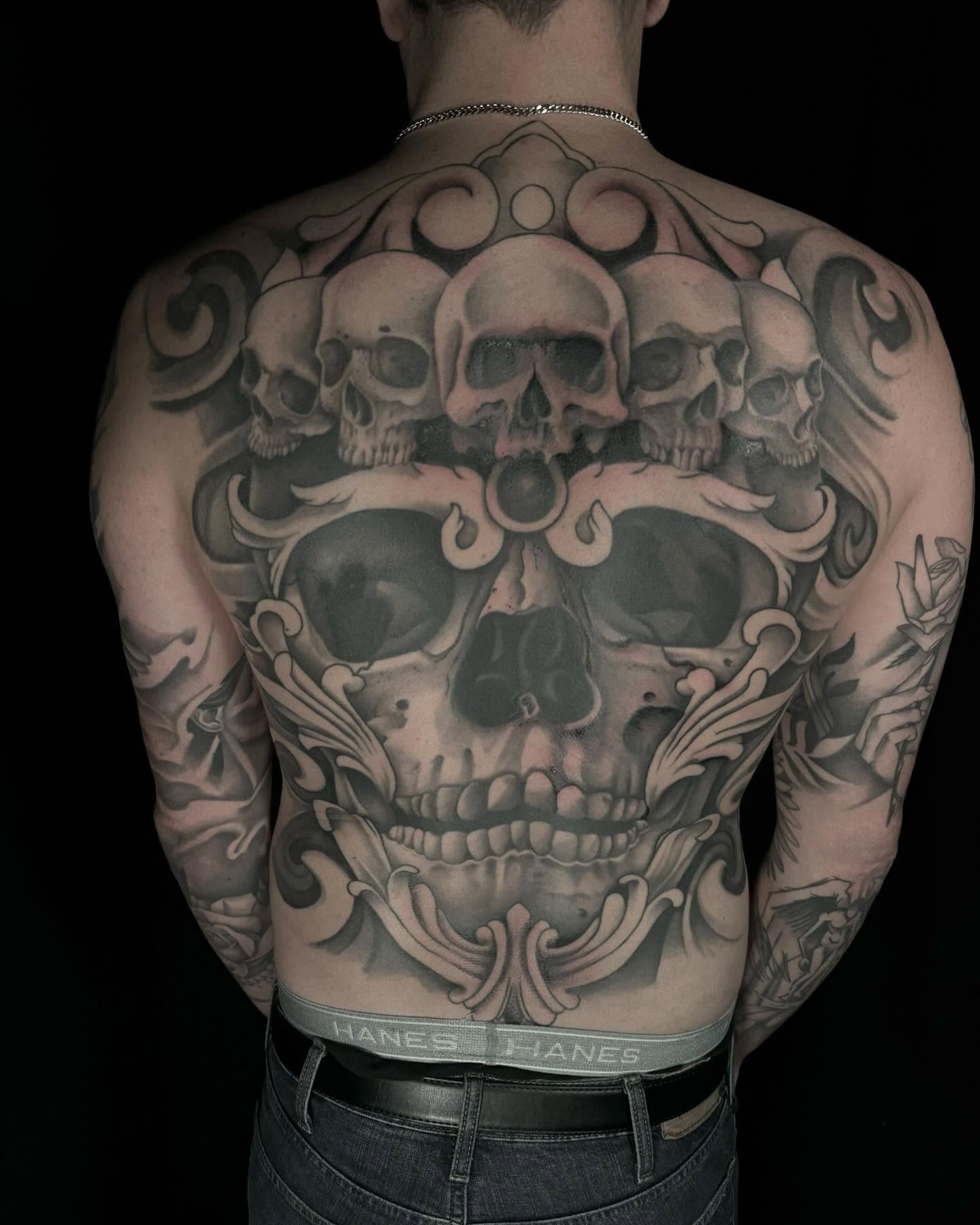Tattoo by @jared_blue — black_and_grey, realism