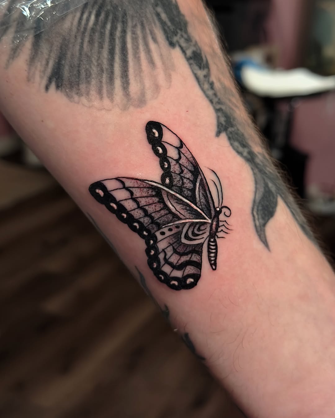 Tattoo by @matthewthomastattoo — black_and_grey, fine_line