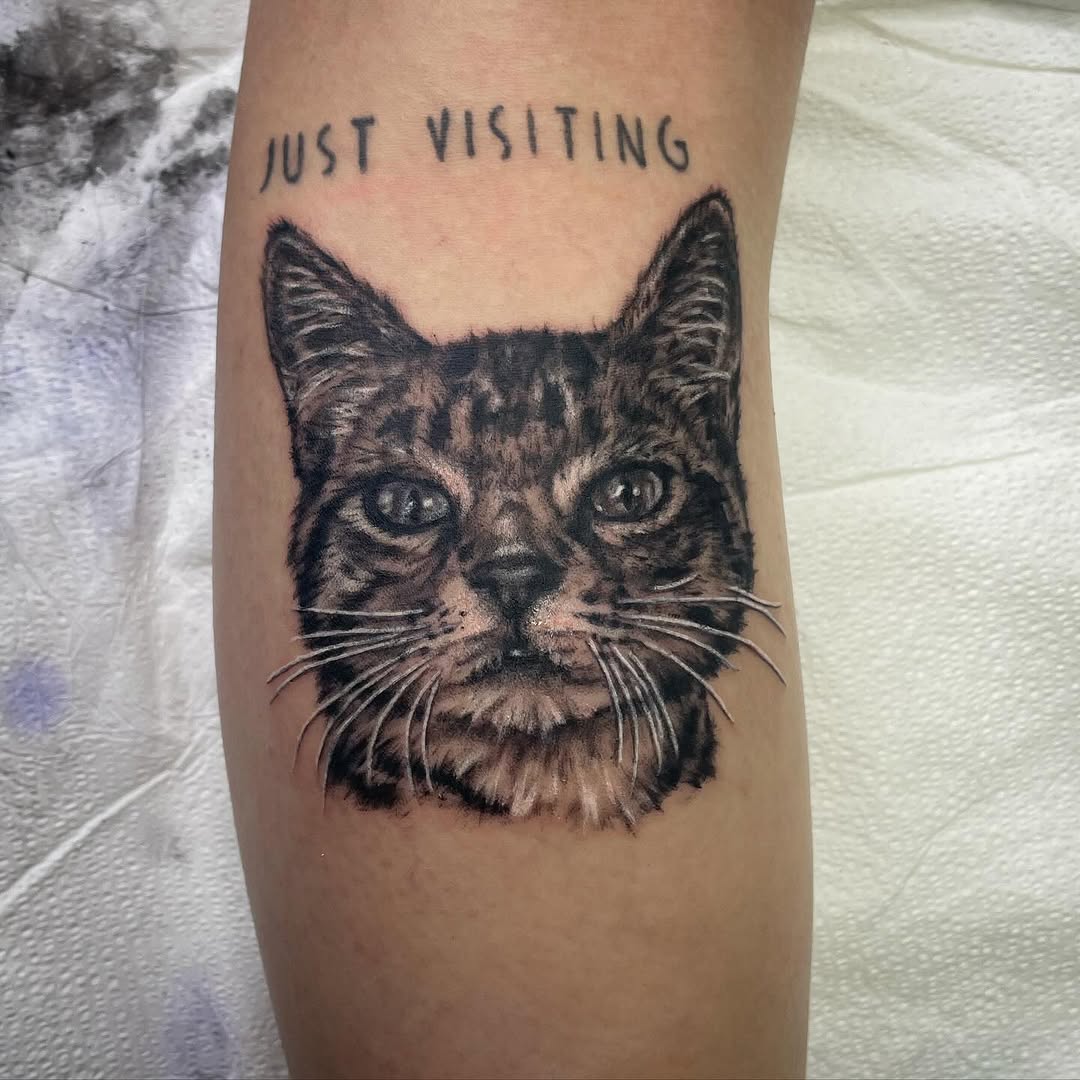 Tattoo by @monkiewicztattoos — realism, lettering_script