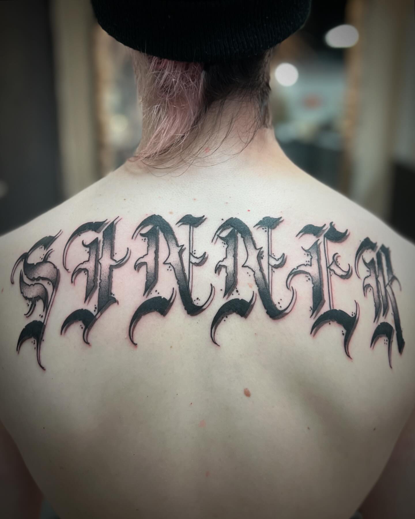 Tattoo by @keithgobleart — lettering_script