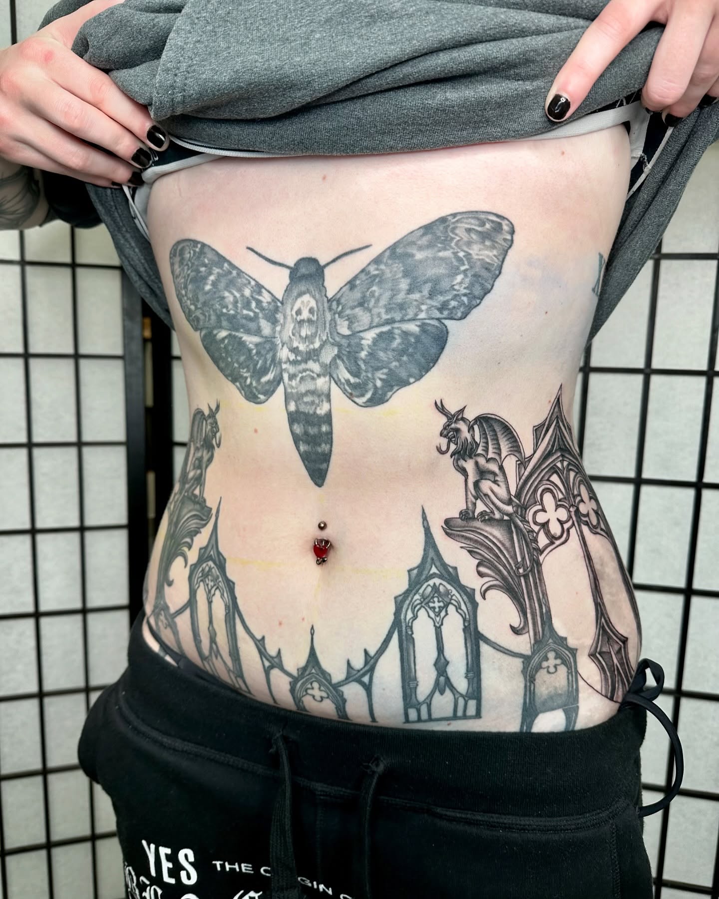 Tattoo by @han_vertal_ink — black_and_grey, dark_realism