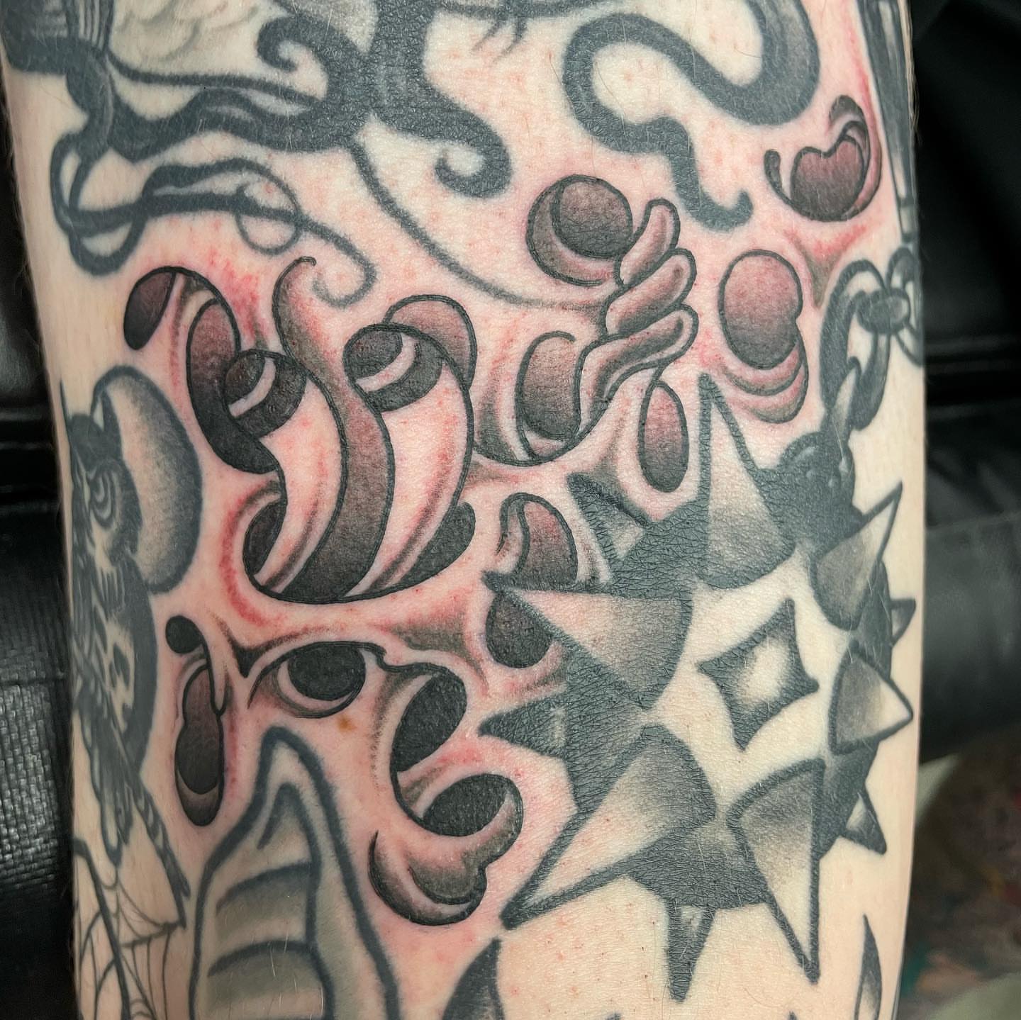 Tattoo by @electric_phantom — geometric