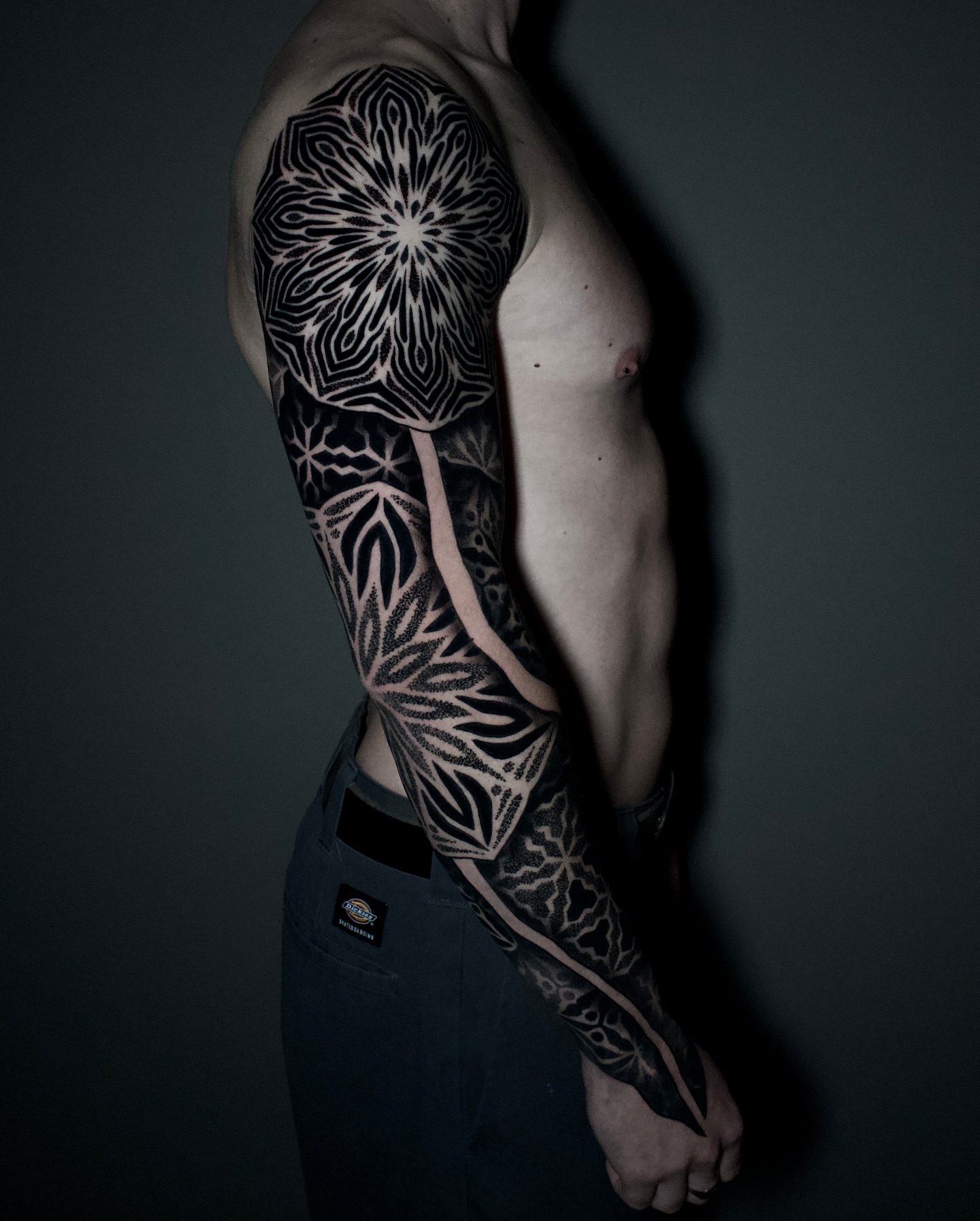 Tattoo by @ericharetattoo — geometric