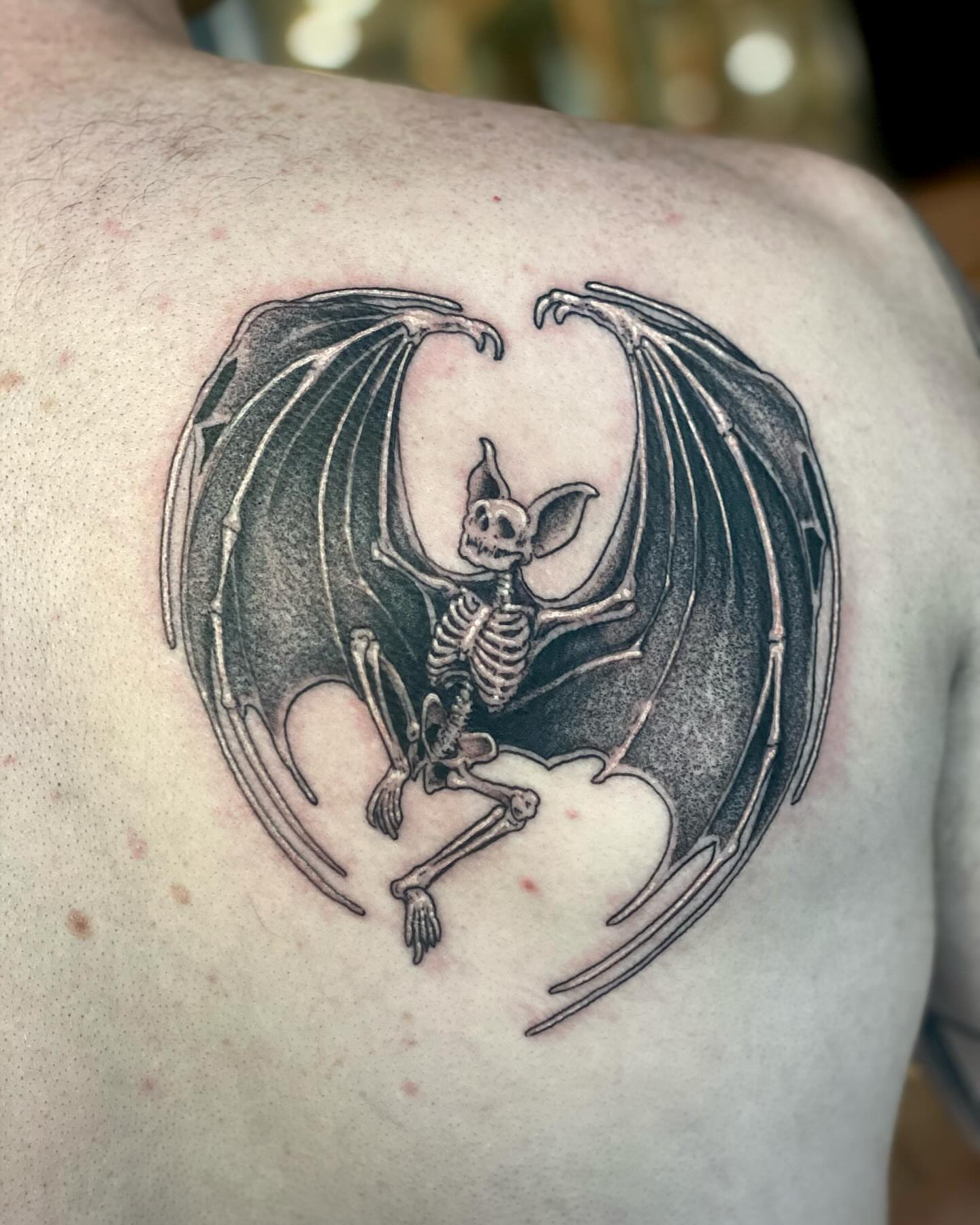 Tattoo by @grumpyoldmantattoos — black_and_grey