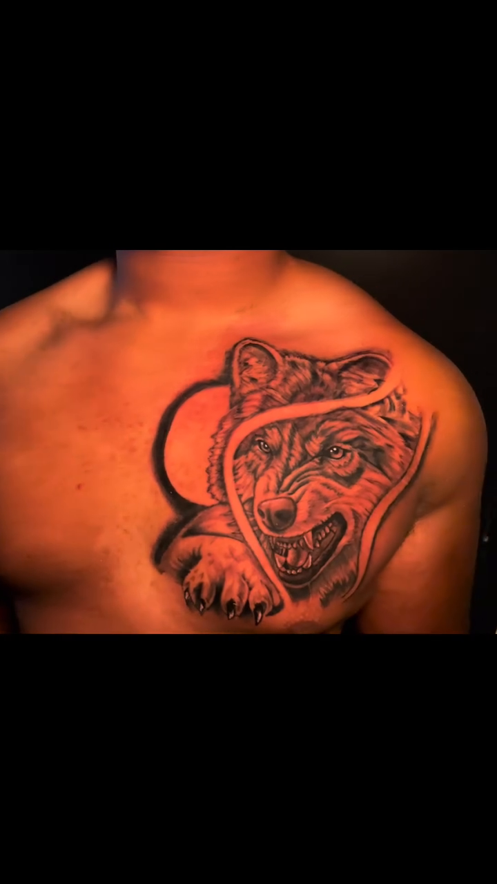 Tiger head realism tattoo by Lucky Lefty