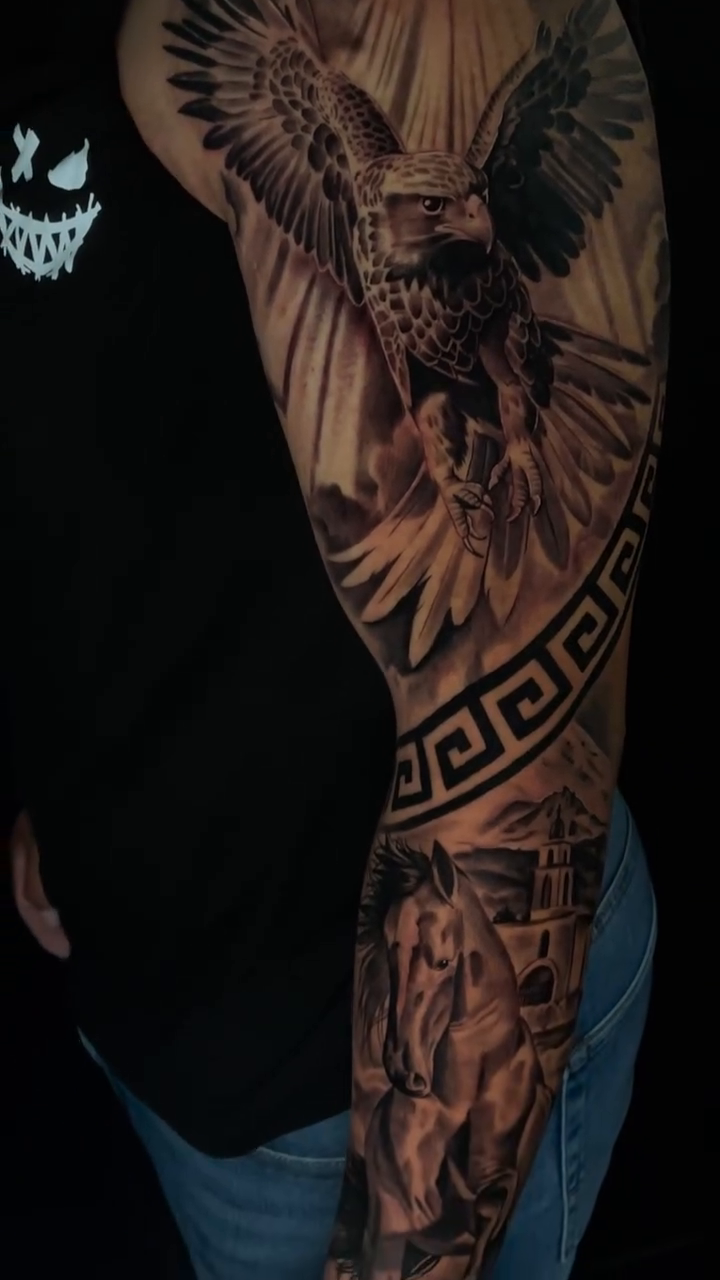 Tattoo by @ibleedink_tattoos — realism, black_and_grey