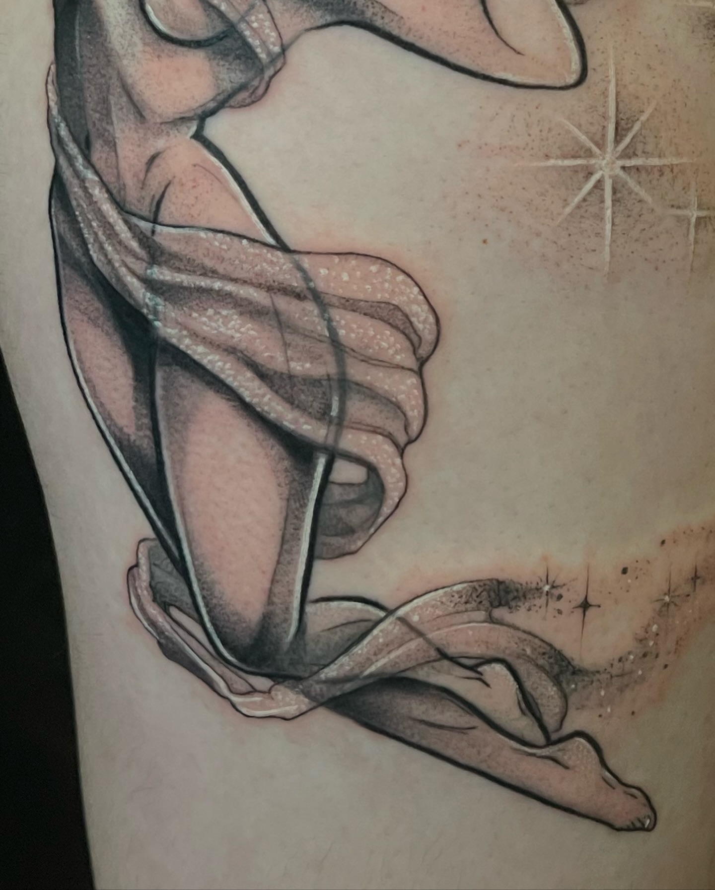 Tattoo by @judes_draws — black_and_grey