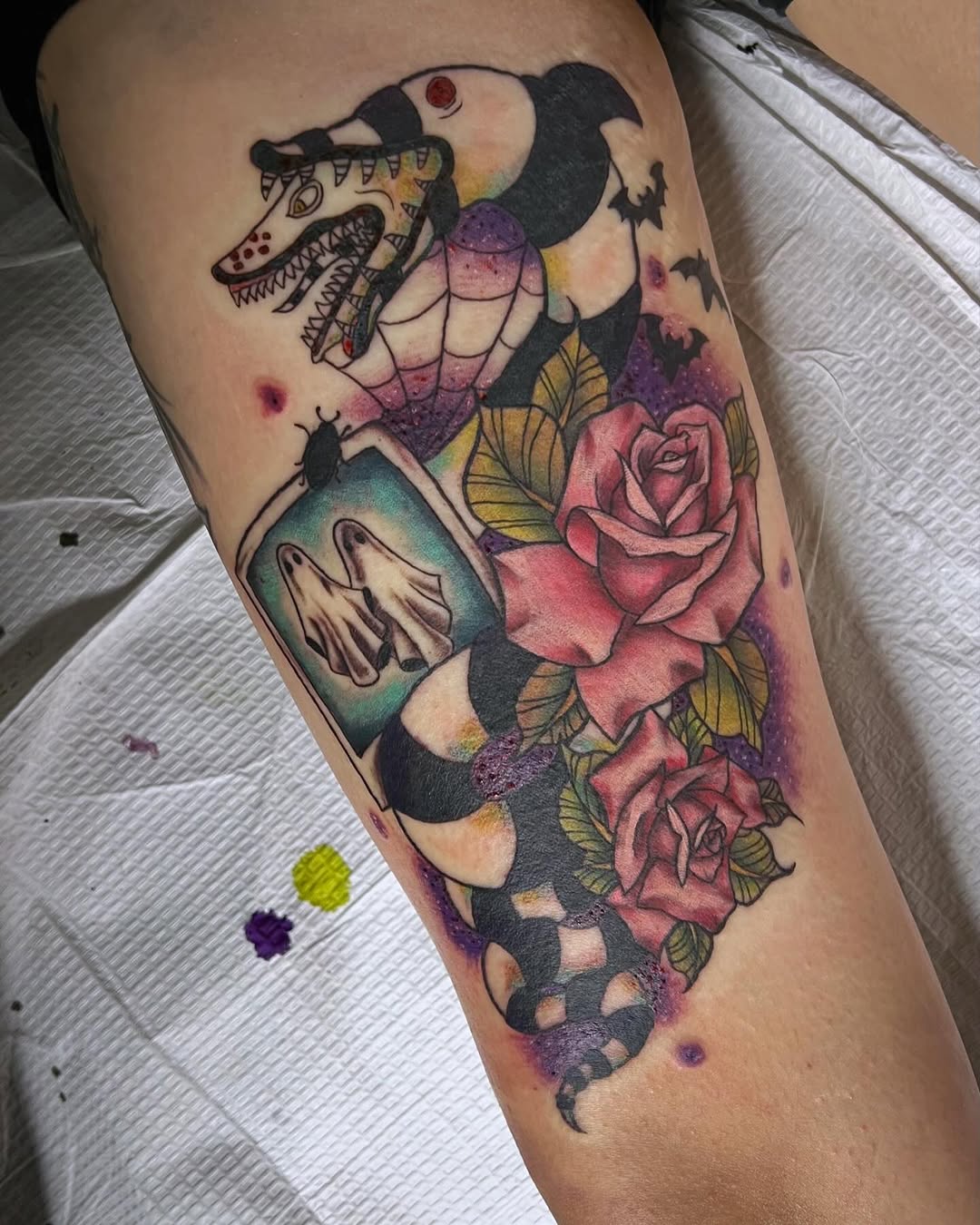 Tattoo by @steviesbook — neo_traditional, american_traditional