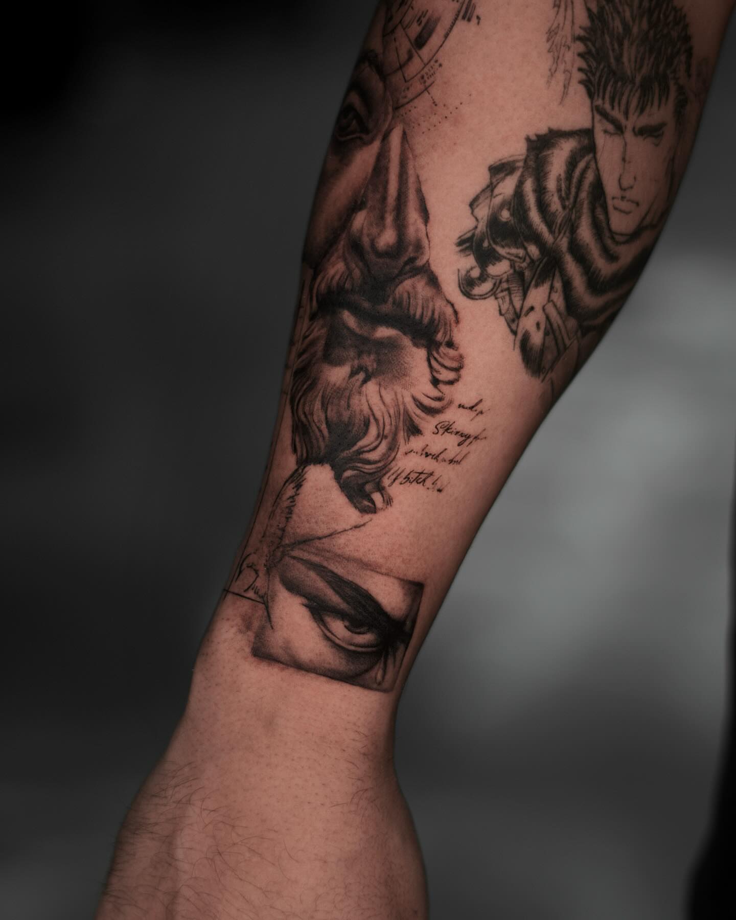 Tattoo by @ron.alvarez_tattoo — black_and_grey, realism