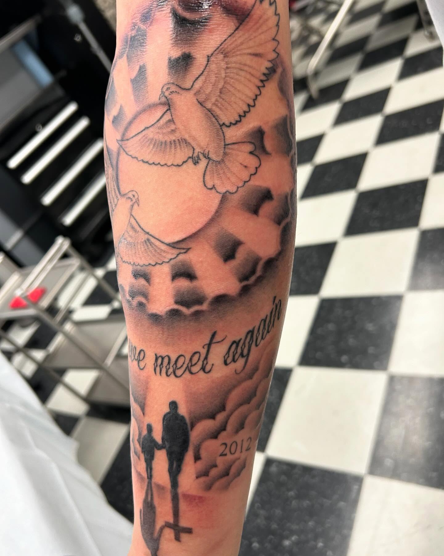 Tattoo by @camdentuttletattoos — realism, black_and_grey