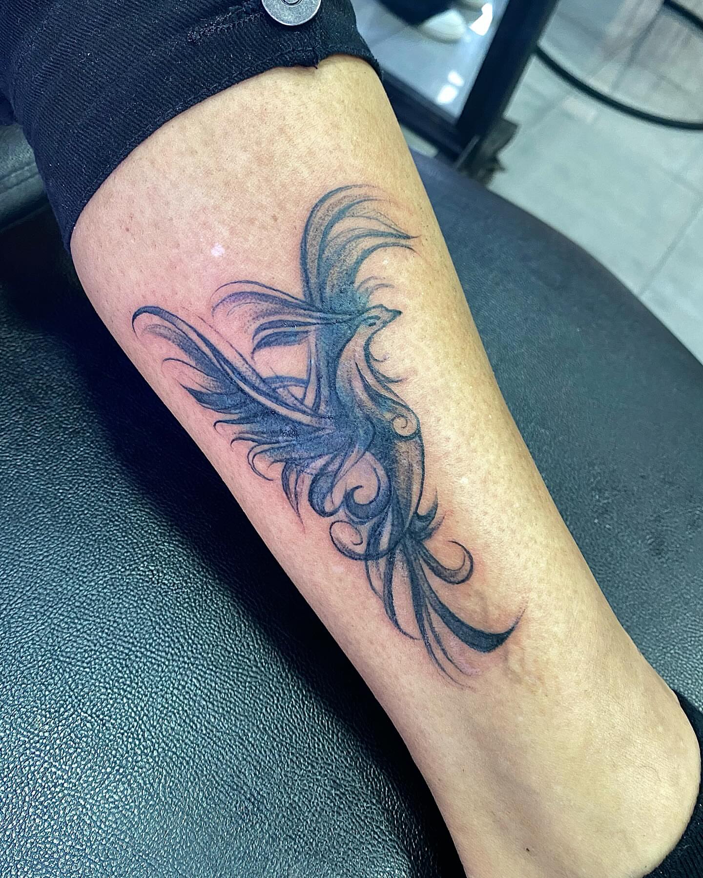 Tattoo by @skins_aj — black_and_grey