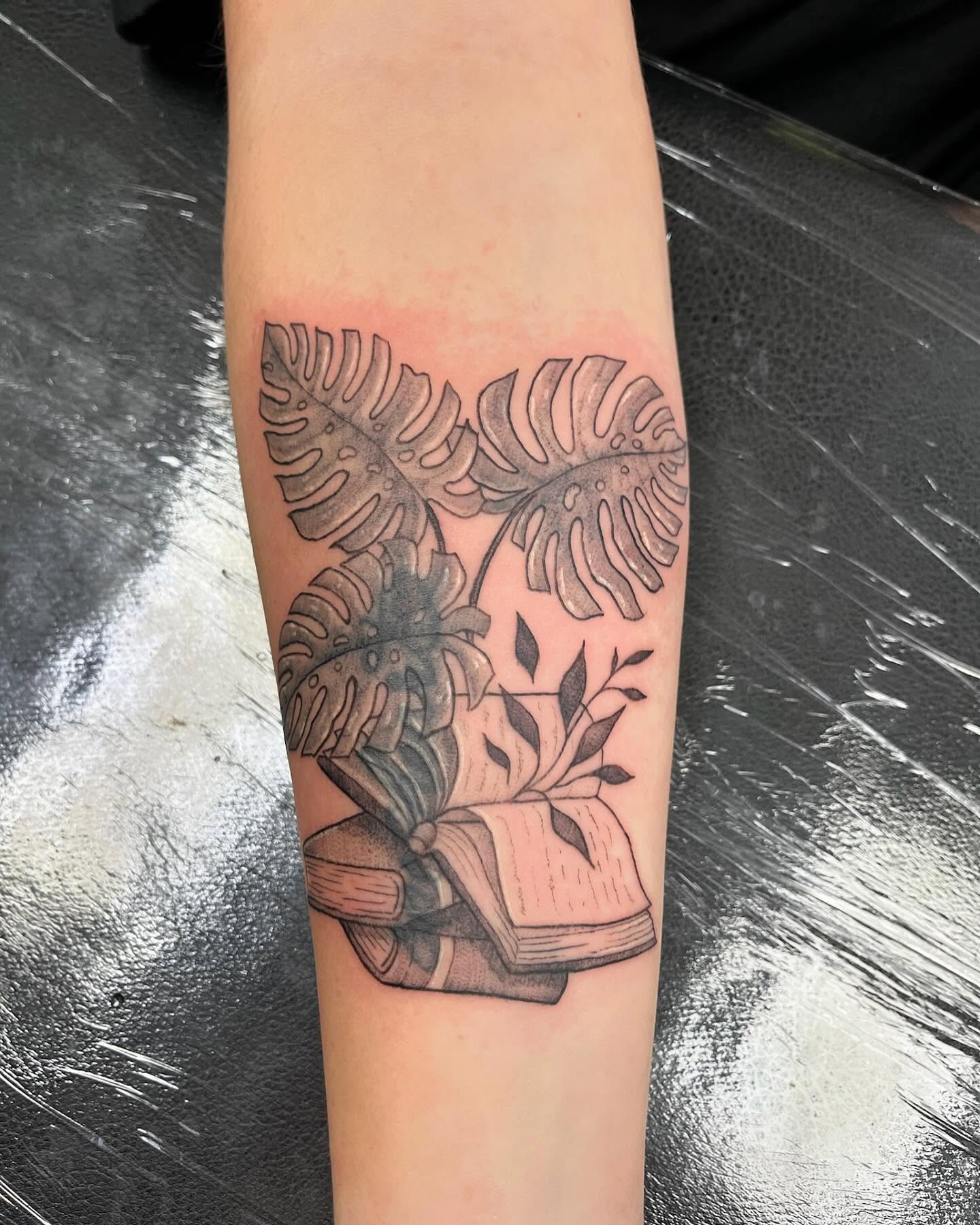 Tattoo by @damnginatattoos โ black_and_grey