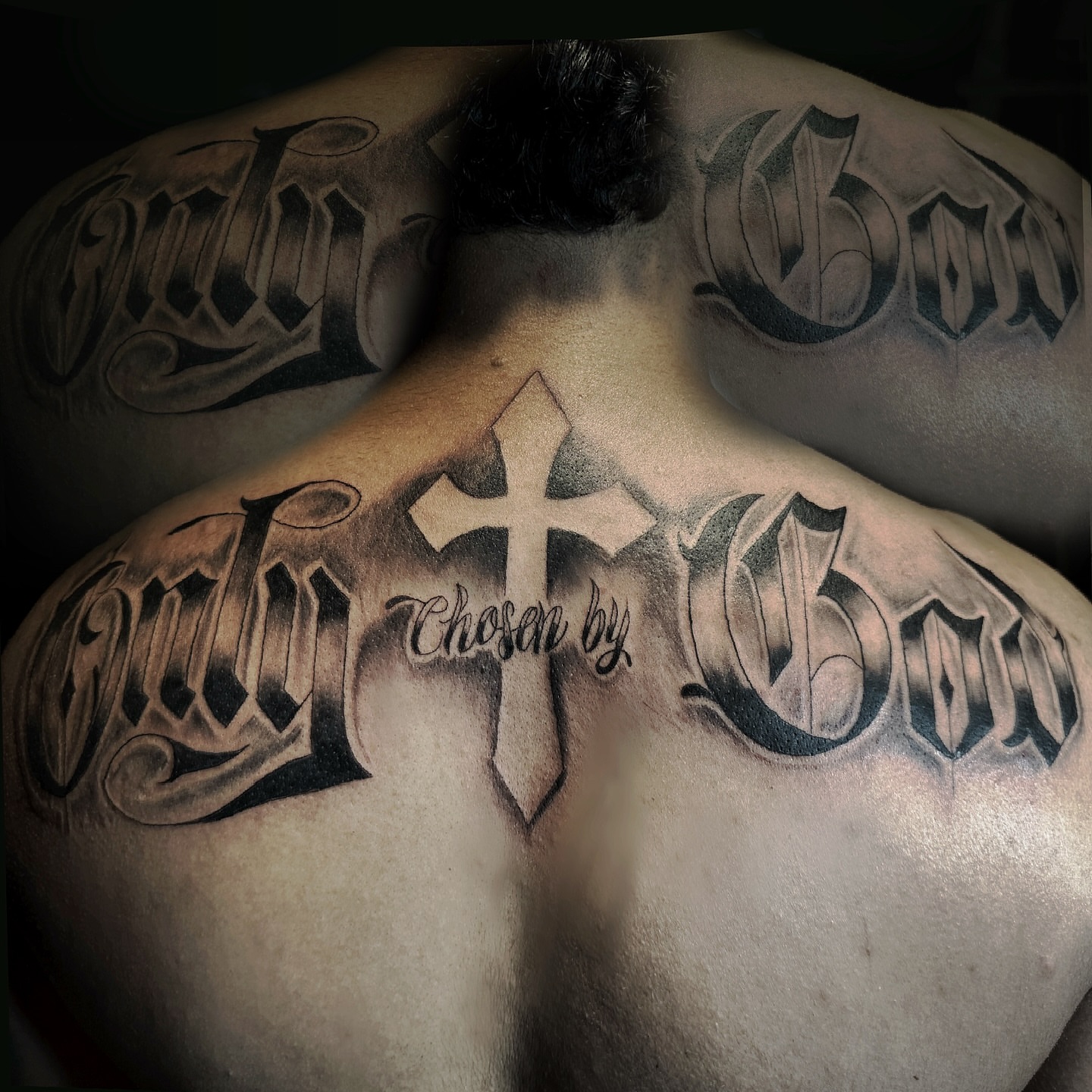 Tattoo by @samrockwell_ink — black_and_grey