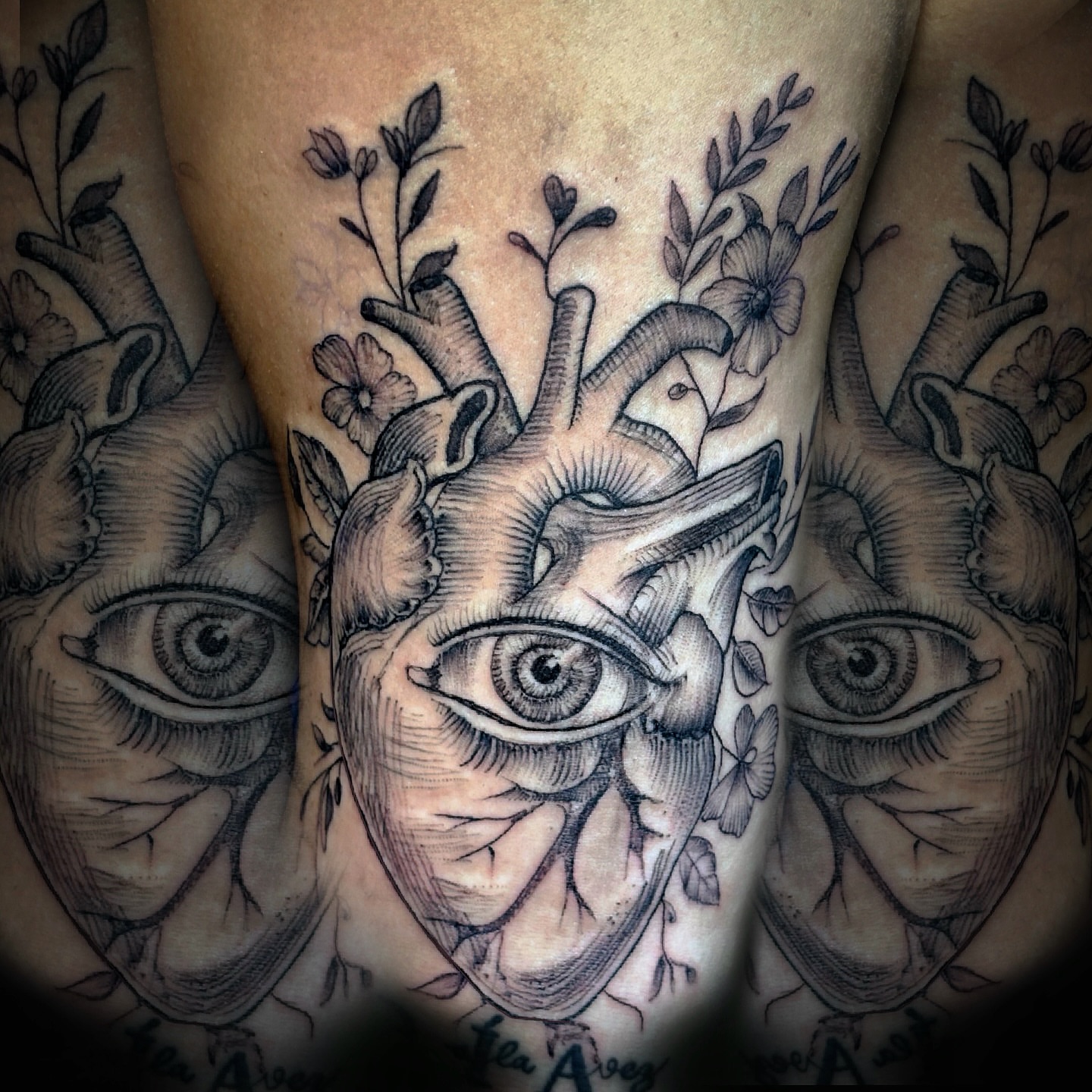 Tattoo by @samrockwell_ink — black_and_grey, realism