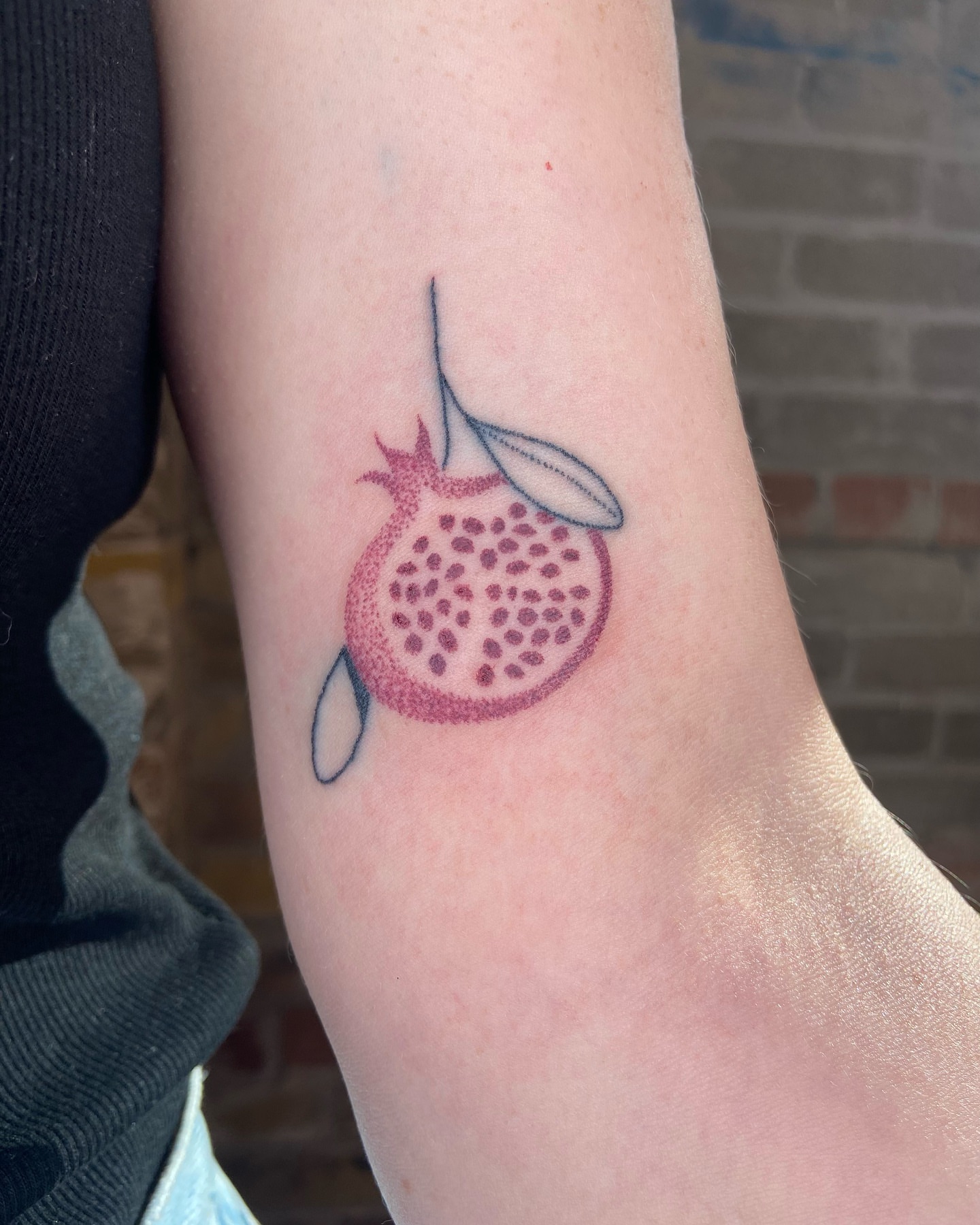 Tattoo by @mano_blue — dotwork