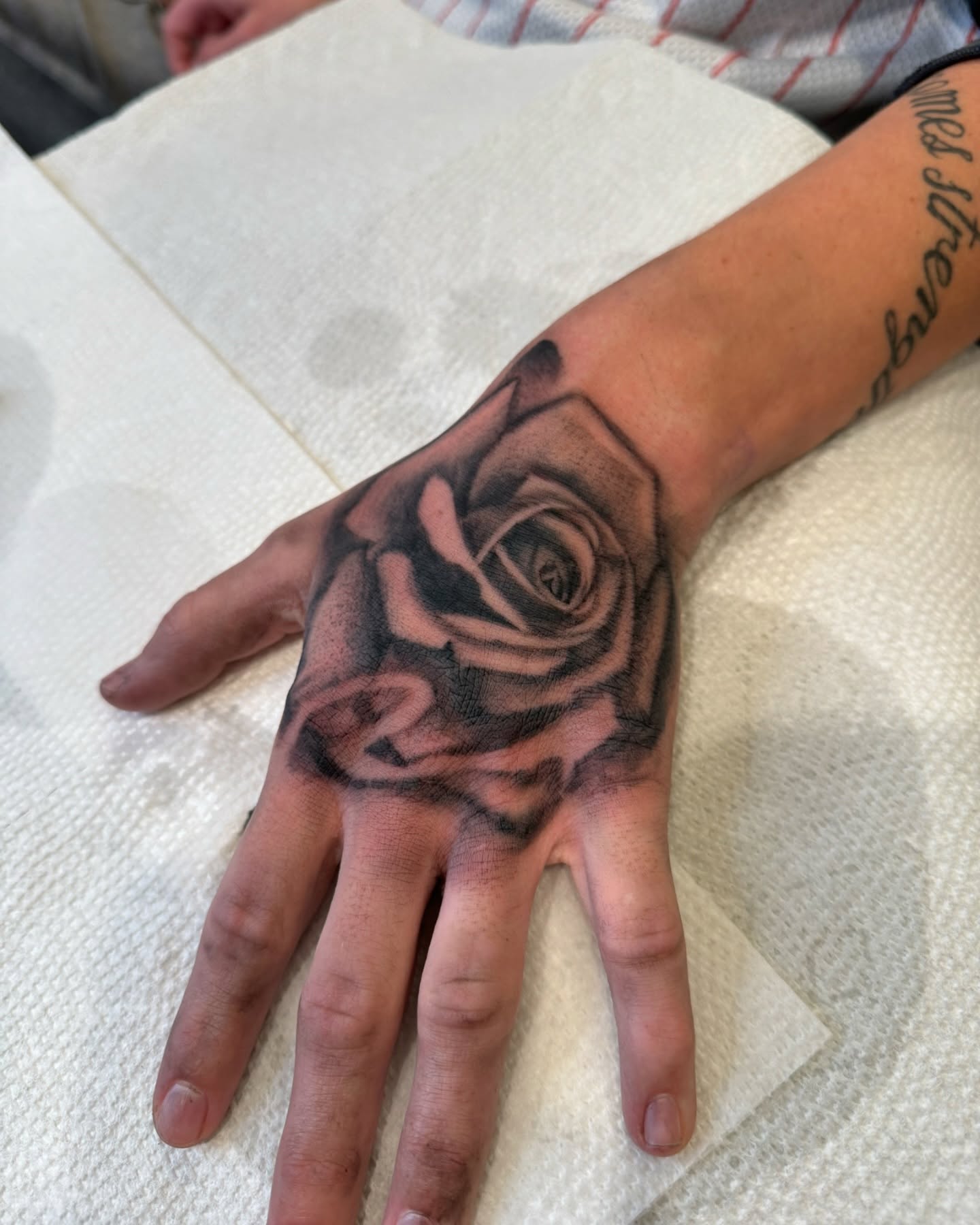 Tattoo by @kreidler_inks — black_and_grey, realism