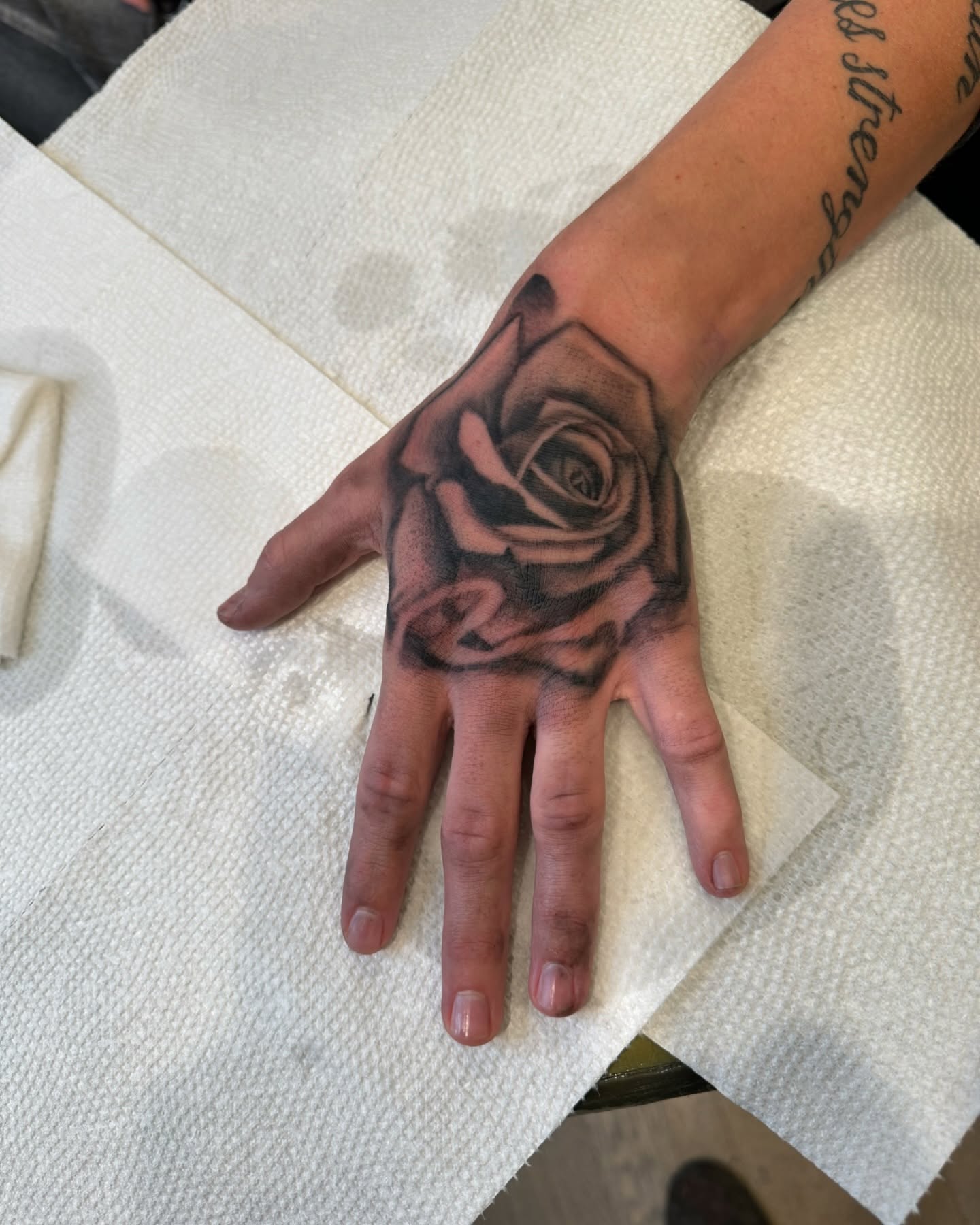 Tattoo by @kreidler_inks — black_and_grey