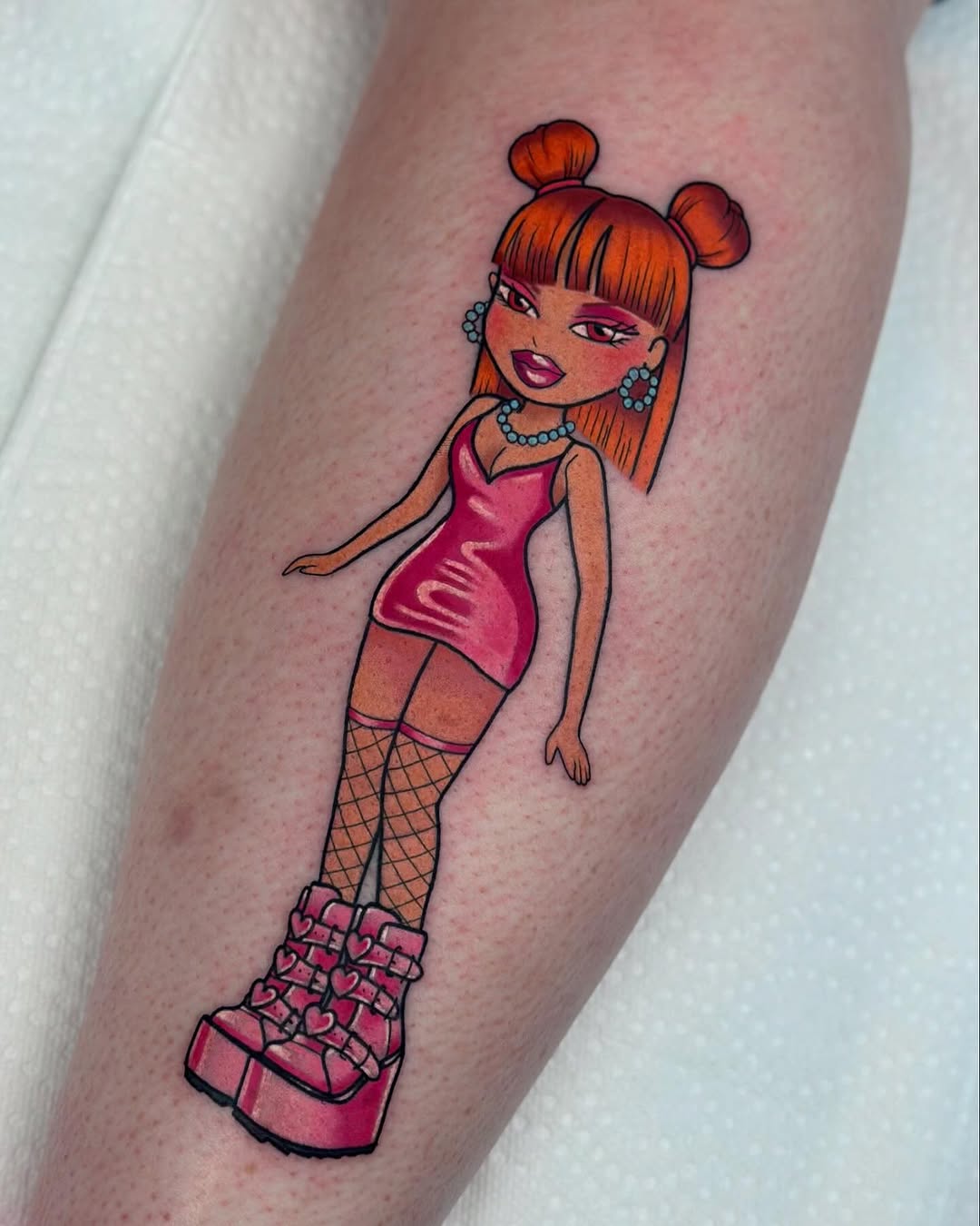 Tattoo by @katiektattoos — new_school, anime