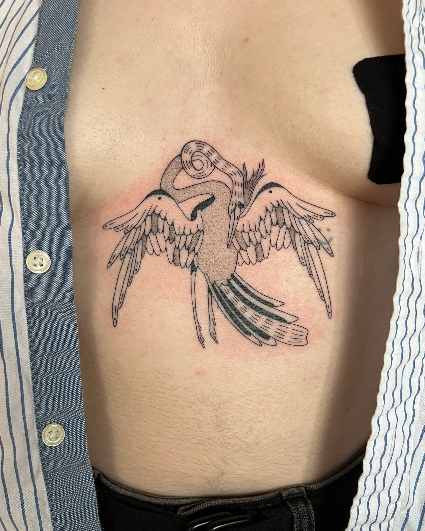 Tattoo by @onionrot — black_and_grey