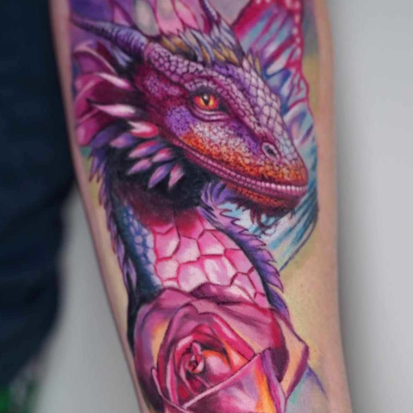 Tattoo by @1800stabyou — dotwork, realism