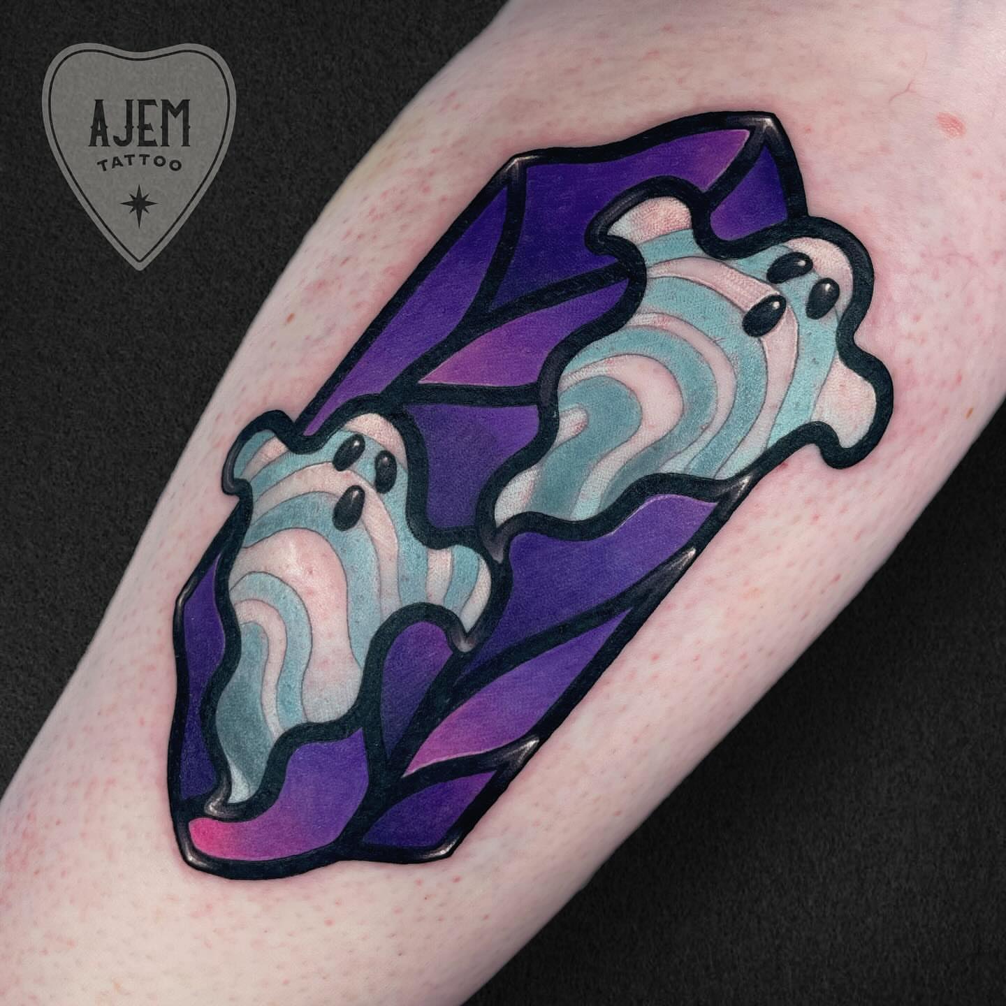 Tattoo by @ajemtattoo — dotwork