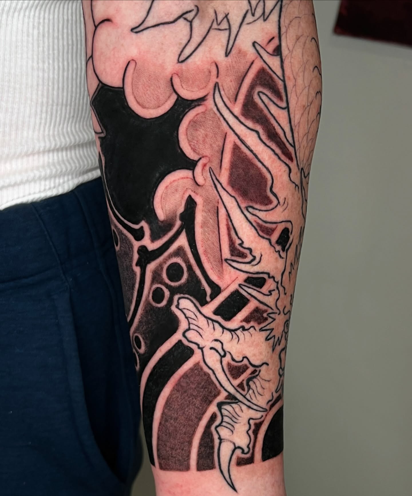Tattoo by @joedejoya — black_and_grey