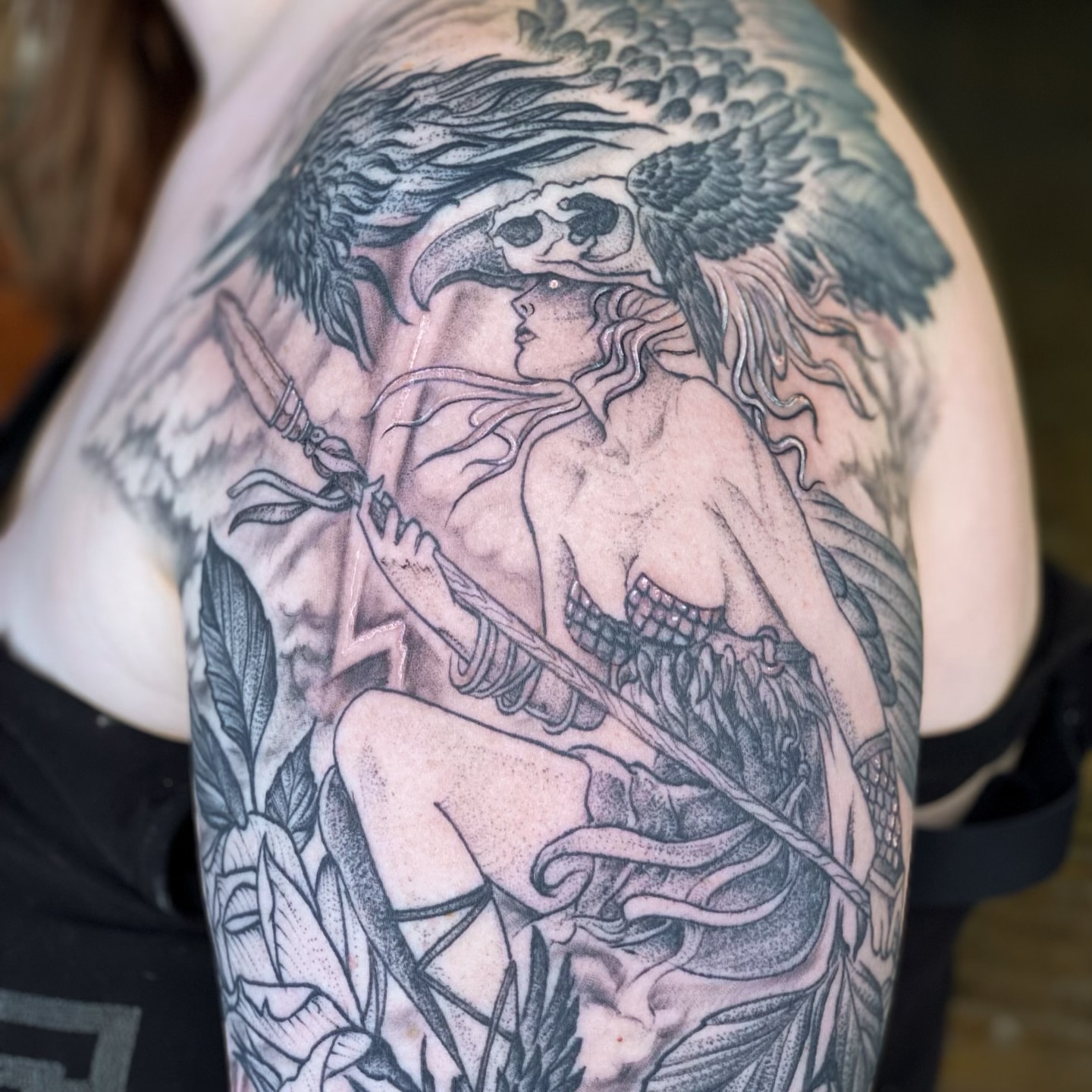 Tattoo by @blackbenny — black_and_grey, realism