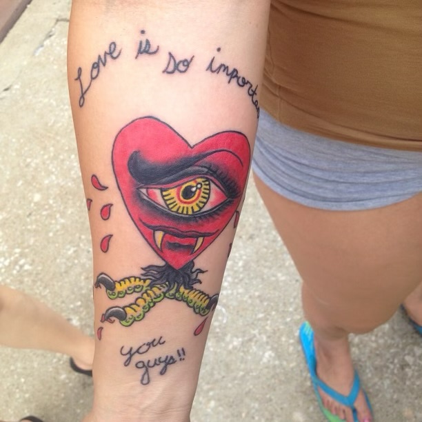 Tattoo by @blackbenny — american_traditional, dark_realism