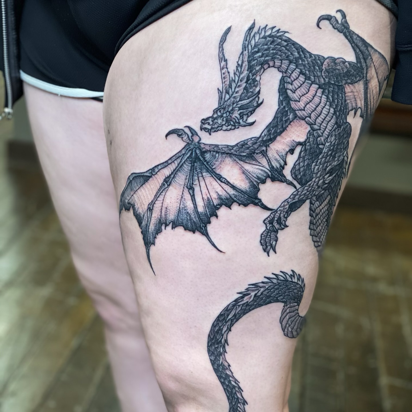 Tattoo by @blackbenny — black_and_grey