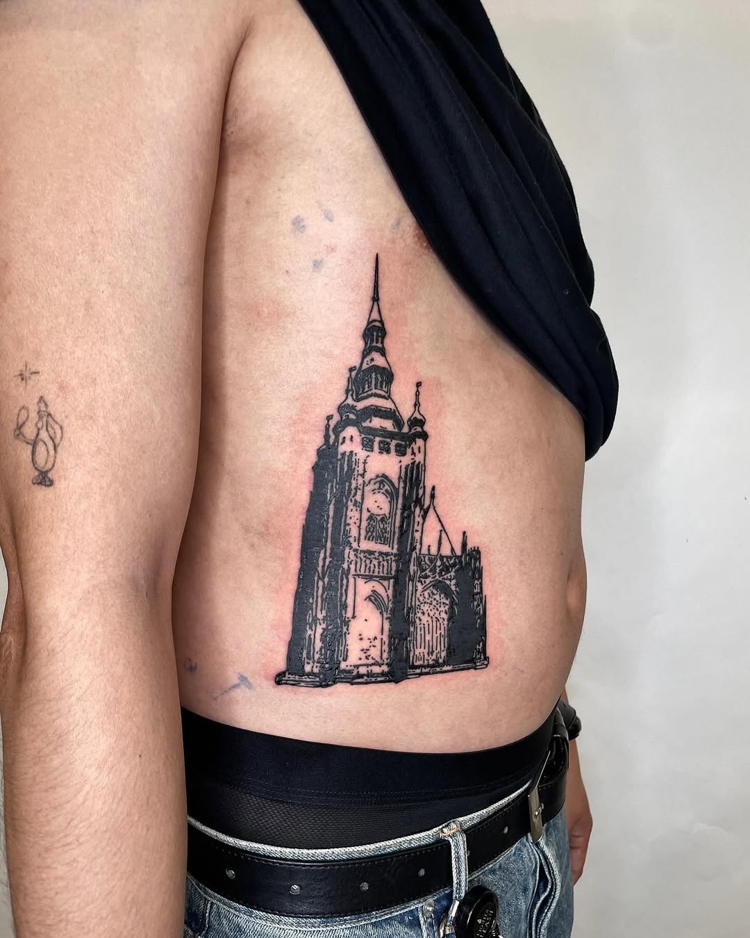 Tattoo by @telephonepole2 — blackwork, realism