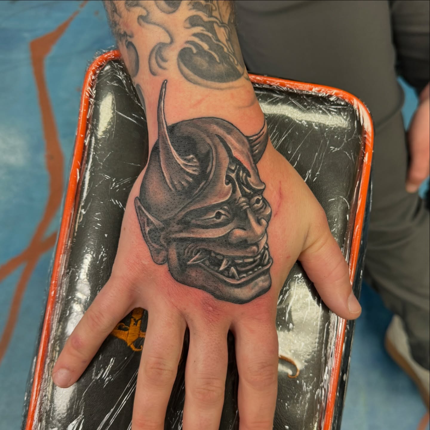 Tattoo by @lallen_tattoo — black_and_grey