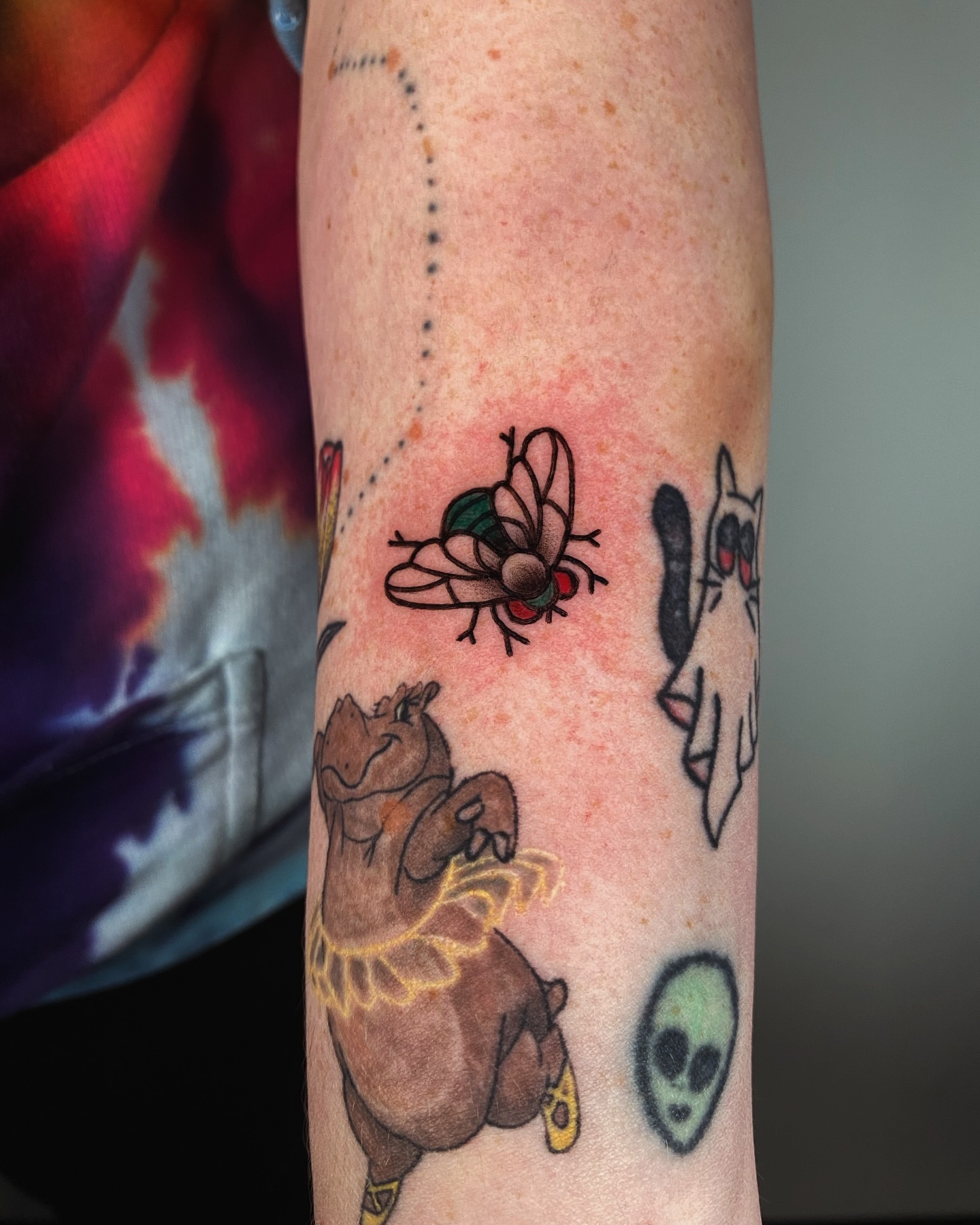 Tattoo by @darkodama — dotwork